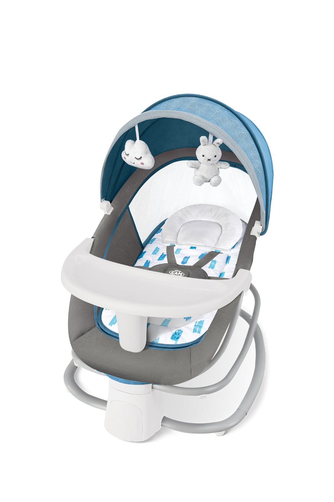 MECEDORA BABY CAM AUTOMATICA DELUXE BLUETOOH A CONTROL GRIS BEBE - 2
