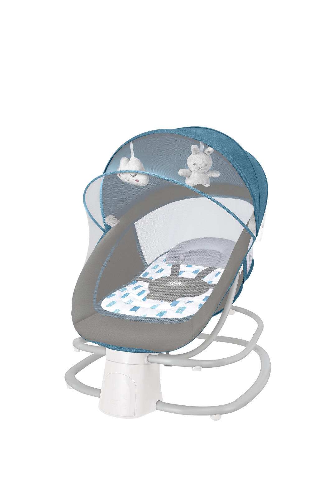 MECEDORA BABY CAM AUTOMATICA DELUXE BLUETOOH A CONTROL GRIS BEBE - 3