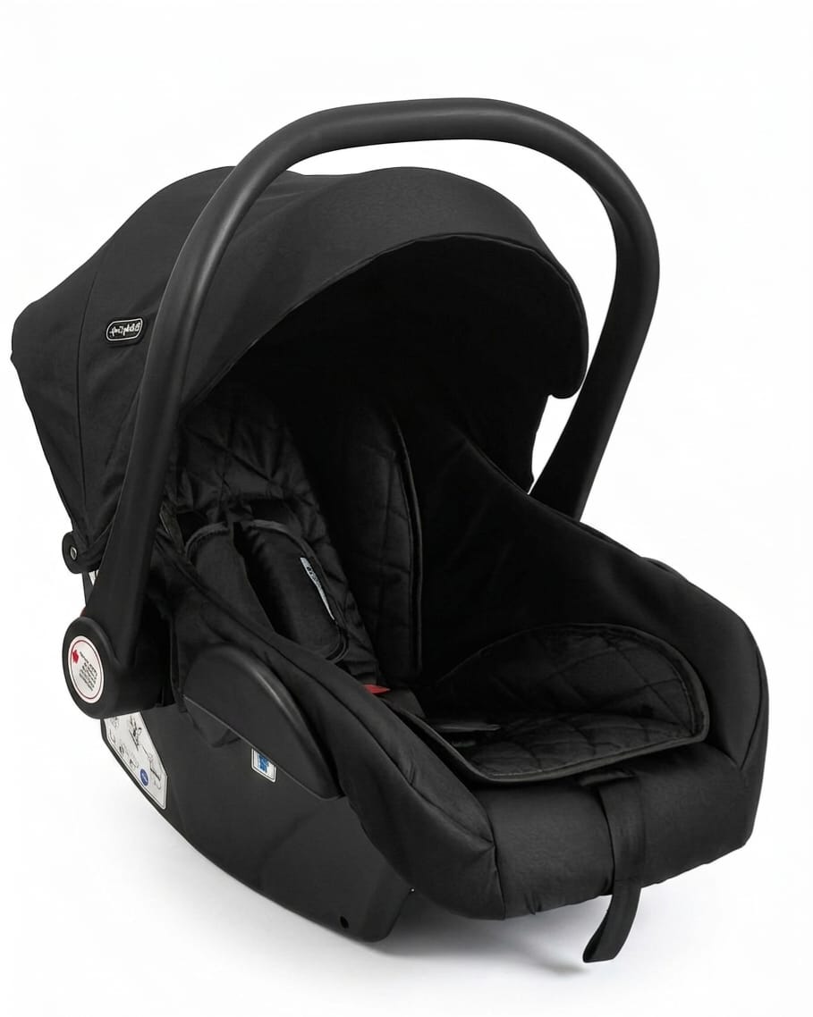 SILLA NIDO BABY HAPPY NEGRO PORTABEBE ACOLCHADO - 2