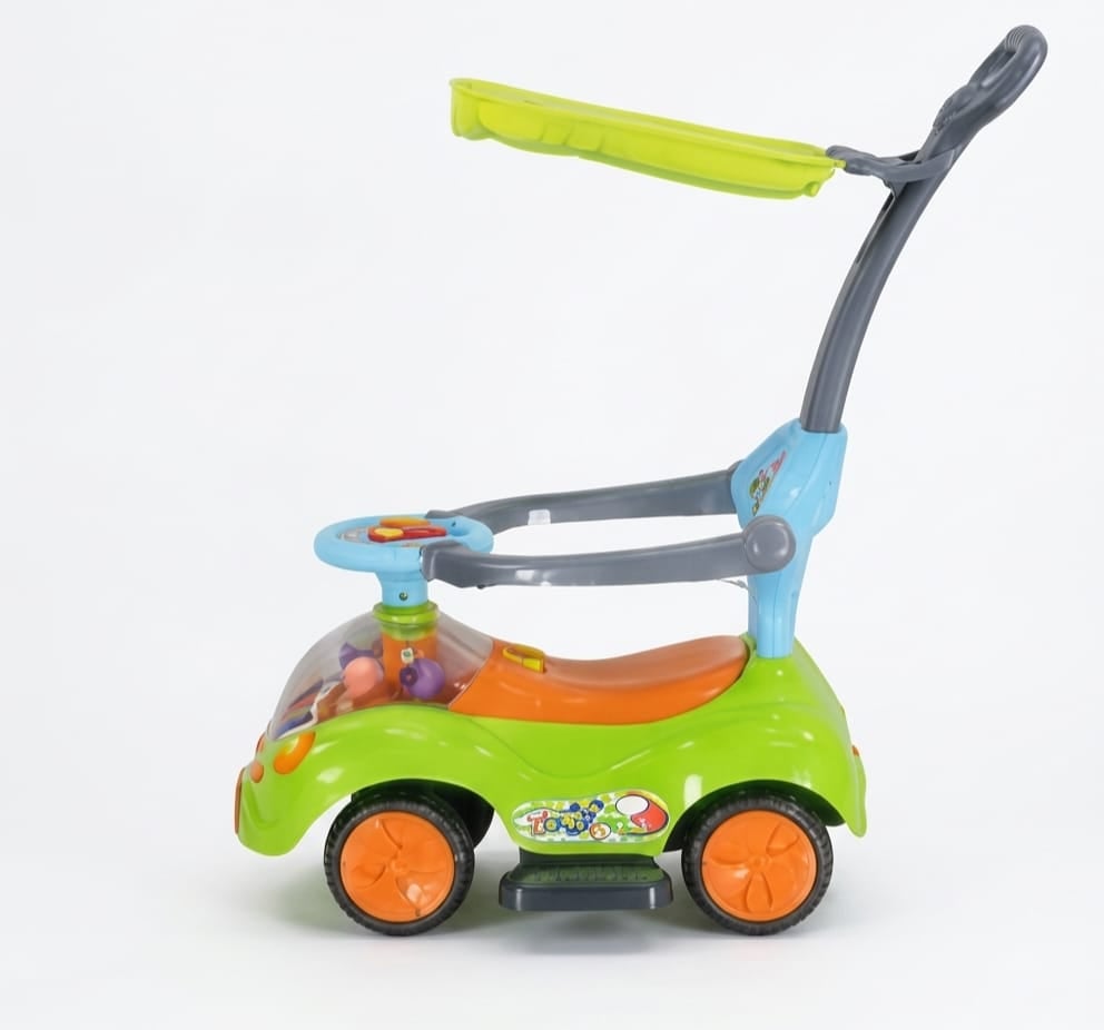 CARRITO BABY CELESTE CORREPASILLO BUGGY MUSICAL LUCES - 2