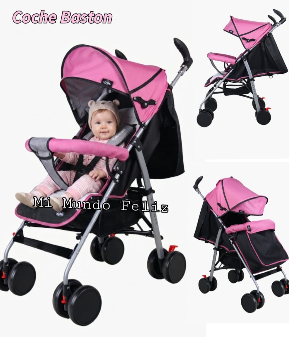 COCHE BASTON DE PASEO LIGERO FACIL TRASLADO PINKY - 1
