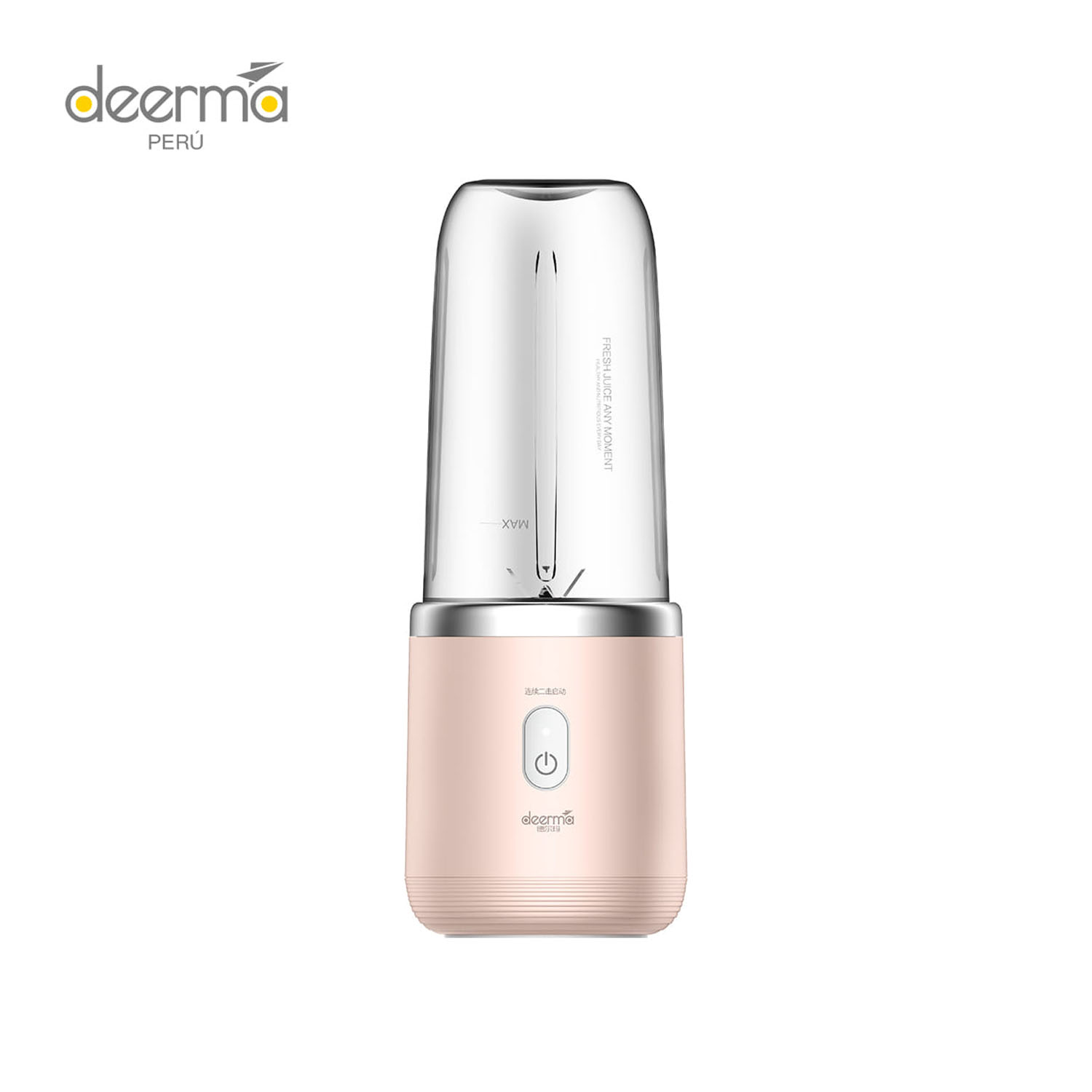 LICUADORA PORTÁTIL DERRMA NU05 ROSA 140W - 1