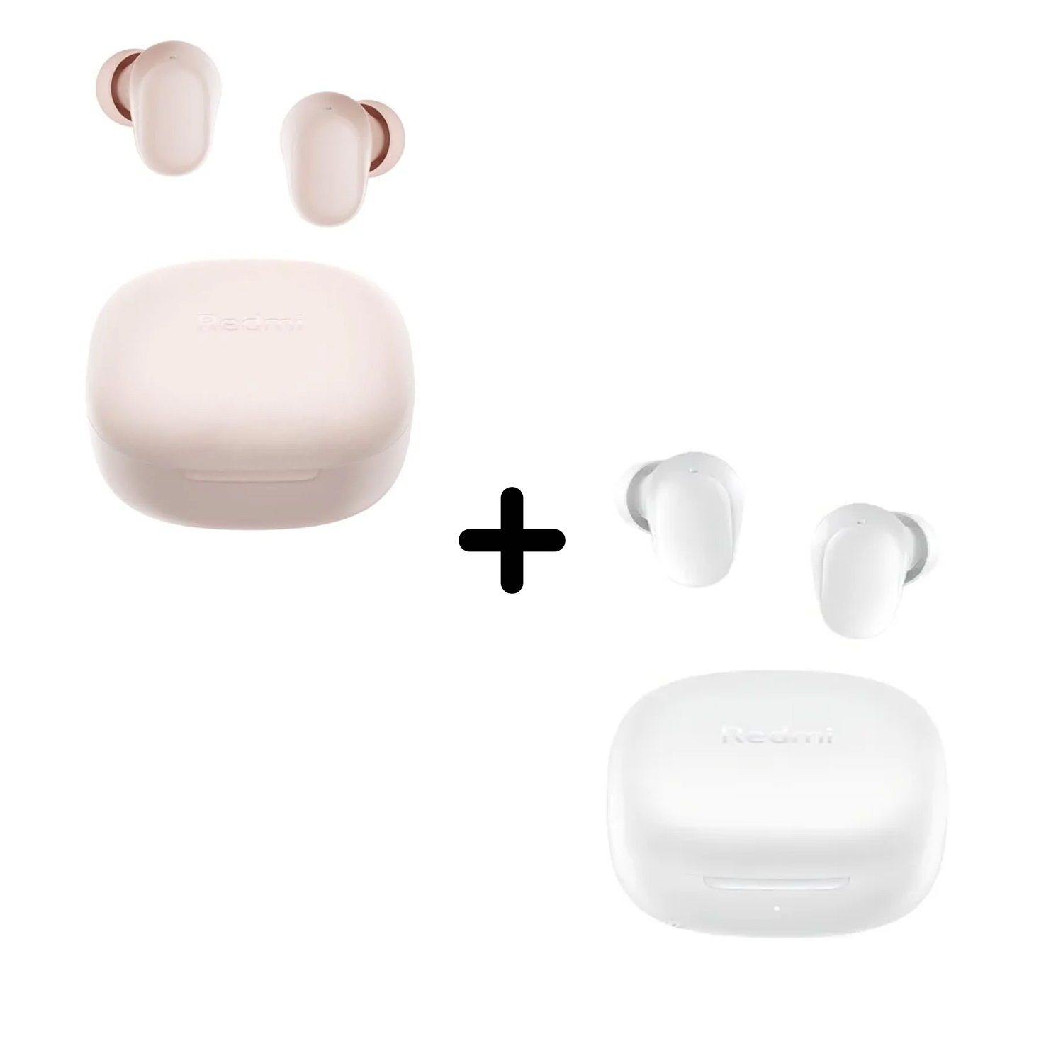COMBO XIAOMI BUDS 6 PLAY ROSA + BUDS 6 PLAY BLANCO - 1
