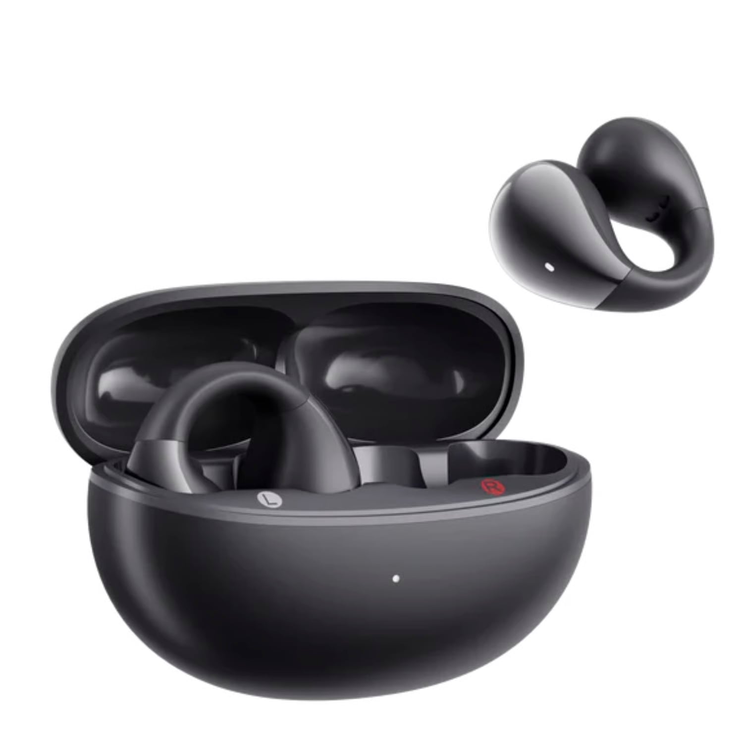 AUDÍFONO INALAMBRICO BLUETOOTH QCY CROSSKY C30 - NEGRO - 1