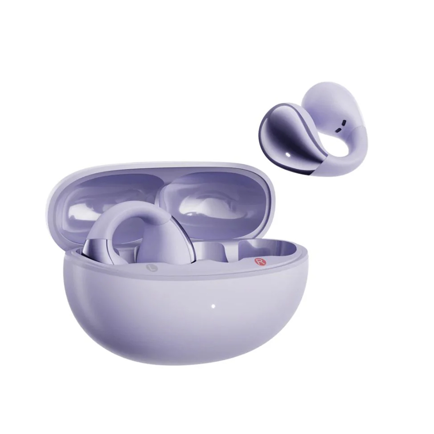 AUDÍFONO INALAMBRICO BLUETOOTH QCY CROSSKY C30 - PURPURA - 1