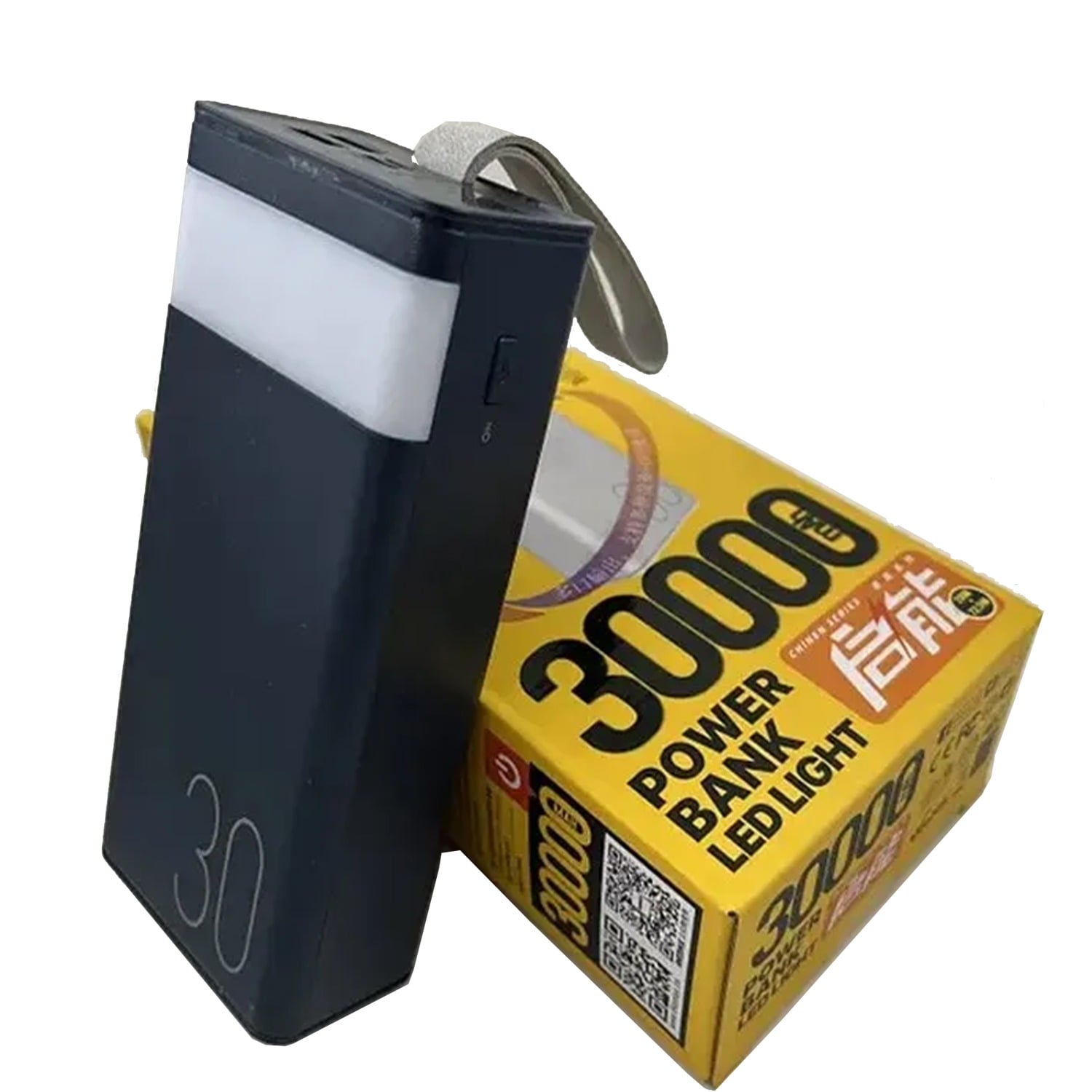 CARGADOR PORTÁTIL POWER BANK 30000MAH RPP-320 PD+QC 20W+225W - NEGRO - 3