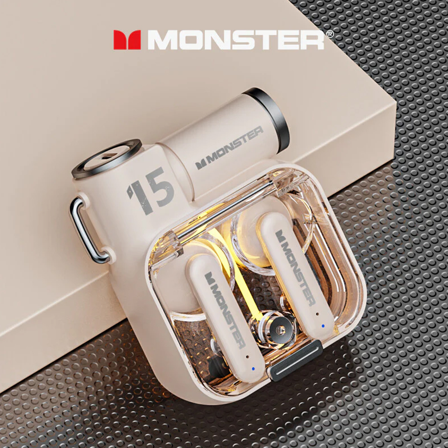 AUDÍFONOS INALÁMBRICOS AIRMARS XKT15 BLUETOOTH 5.3 IVORY - 2