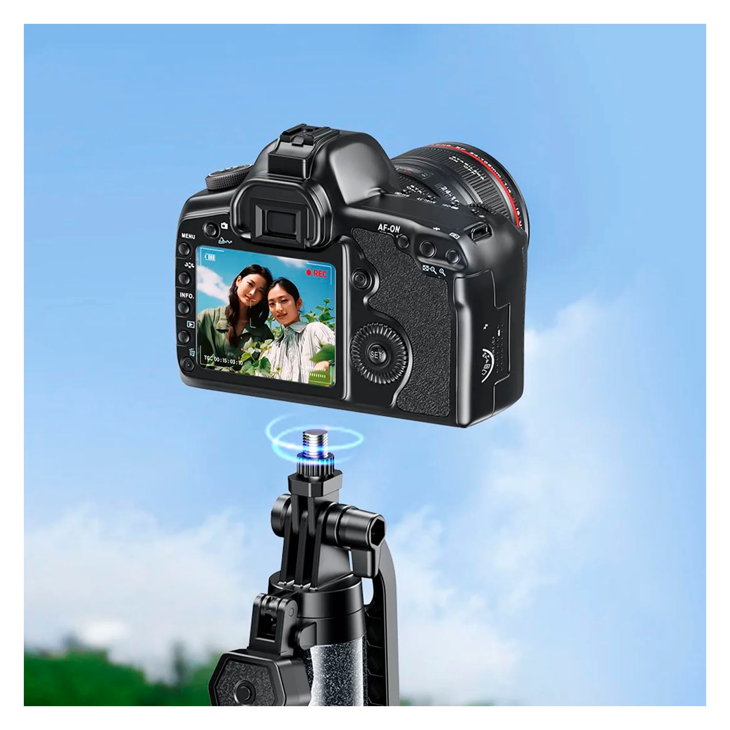 SELFIE TRIPODE STREAMING REMAX P30 NEGRO 1.8 M 360° BLUETOOTH - 3