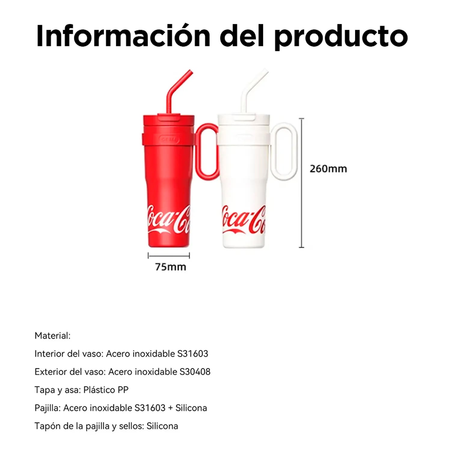 VASO TÉRMICO GERM COCA‑COLA 1100 ML ROJO COCA‑COLA EDICIÓN CLÁSICA - 3