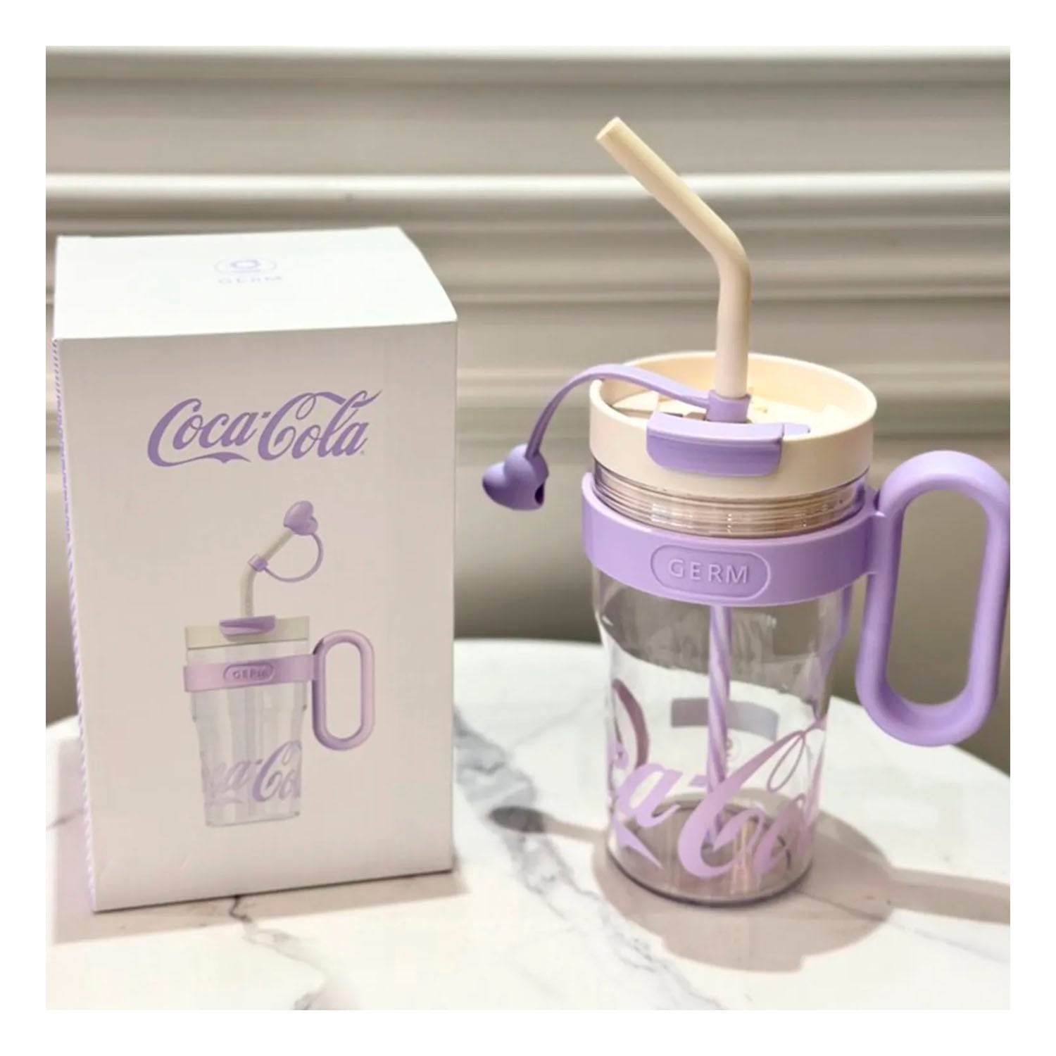 VASO TÉRMICO GERM TRITAN COCA COLA PURPURA 800ML 27 OZ - 3
