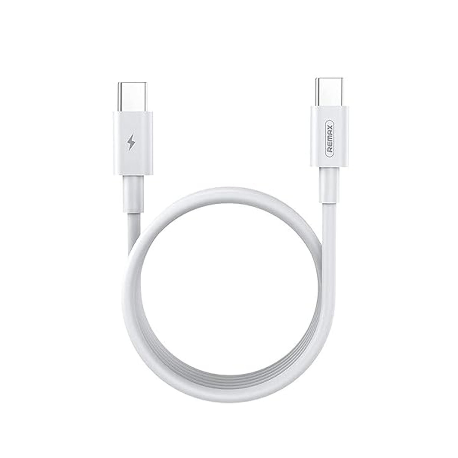 CABLE DE CARGA RÁPIDA REMAX RC-183C TYPE-C TO C BLANCO 2METROS - 1