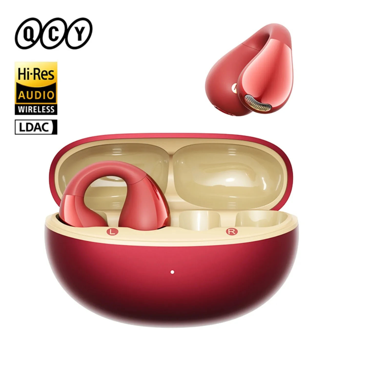 AUDÍFONOS INALÁMBRICOS QCY CROSSKY C30S ROJO BLUETOOTH 6.0 - 2