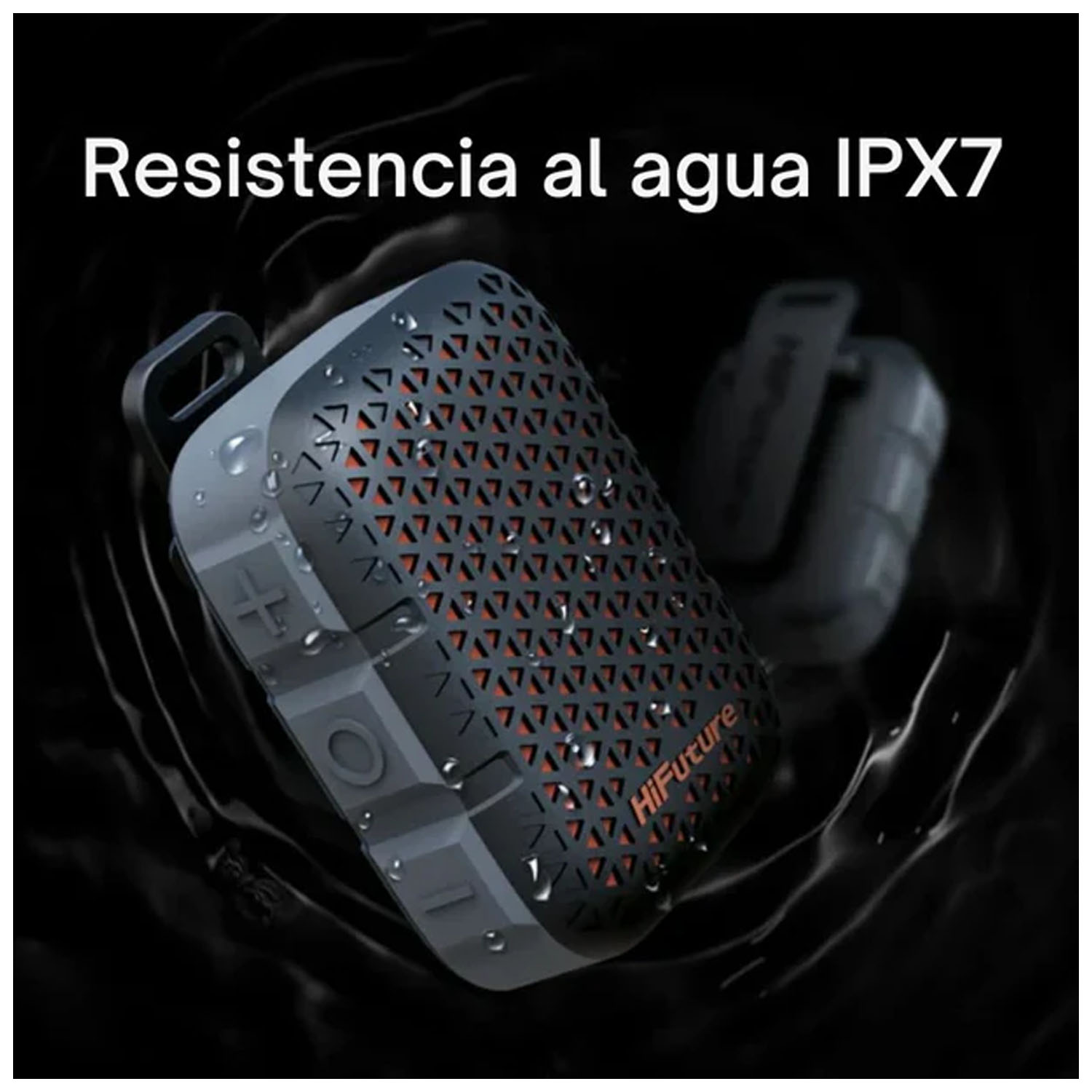 PARLANTE INALÁMBRICO HIFUTURE POCKET S  NEGRO BT5.3 - 3