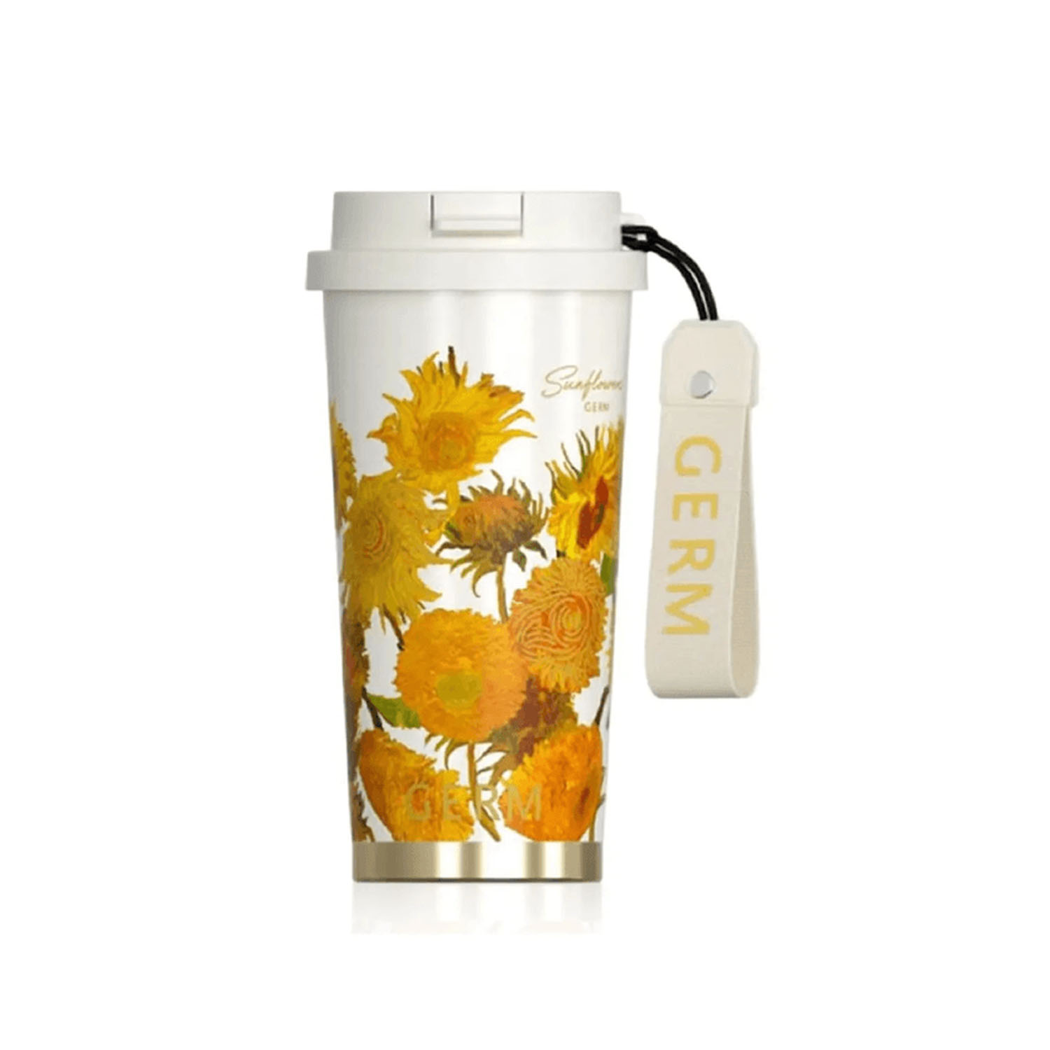 VASO TÉRMICO GERM SHINING GIRASOL 500 ML ACERO INOXIDABLE - 1