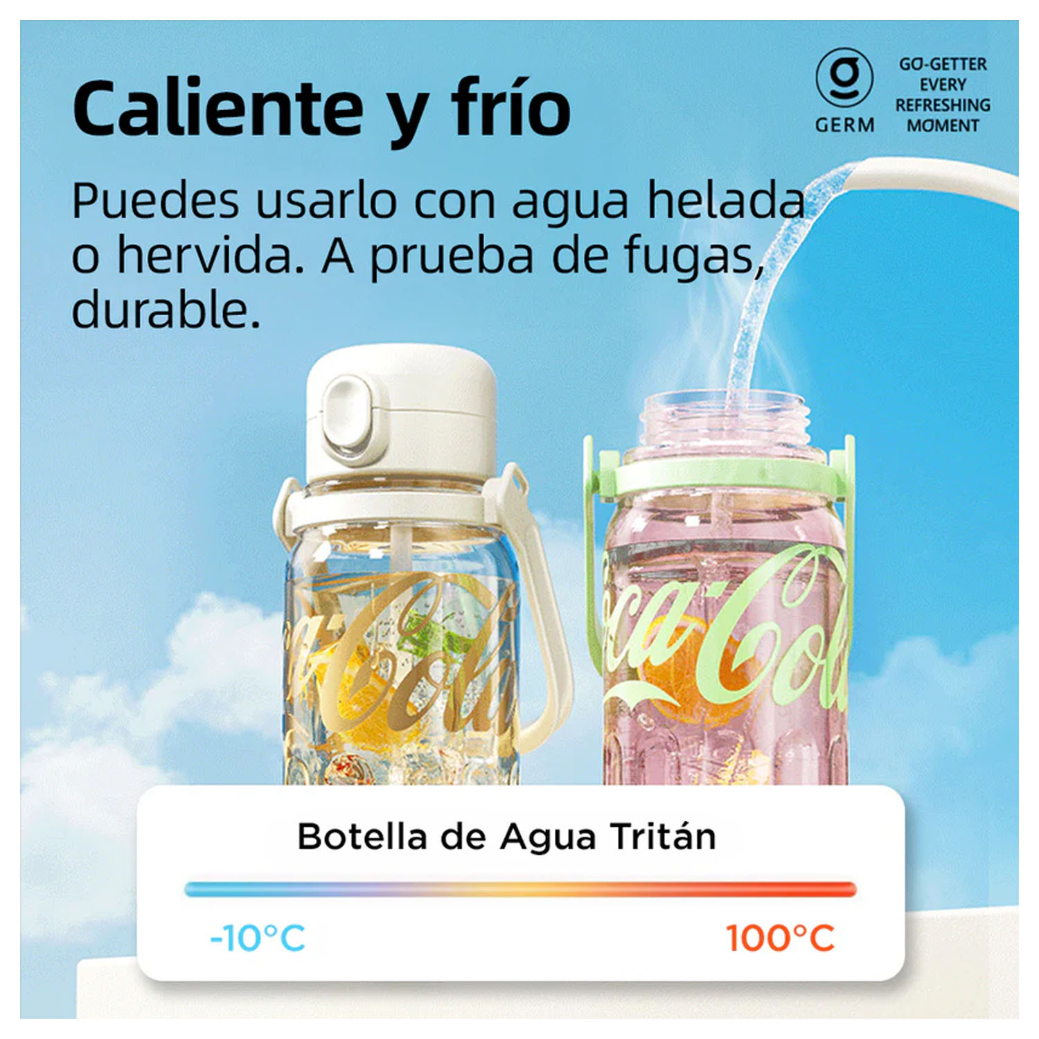 TOMATODO GERM COCA-COLA RITMICO NEGRO 1250ML - 6