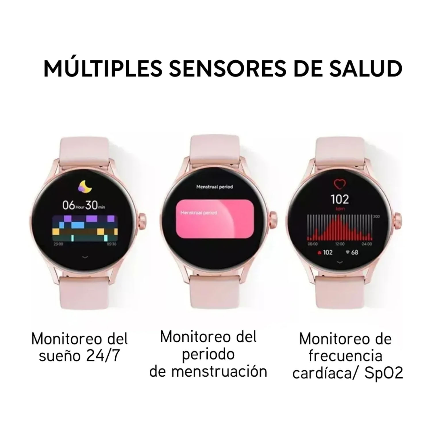 SMARTWATCH QCY ELITE DORADO PANTALLA AMOLED RESPONDE LLAMADAS - 5