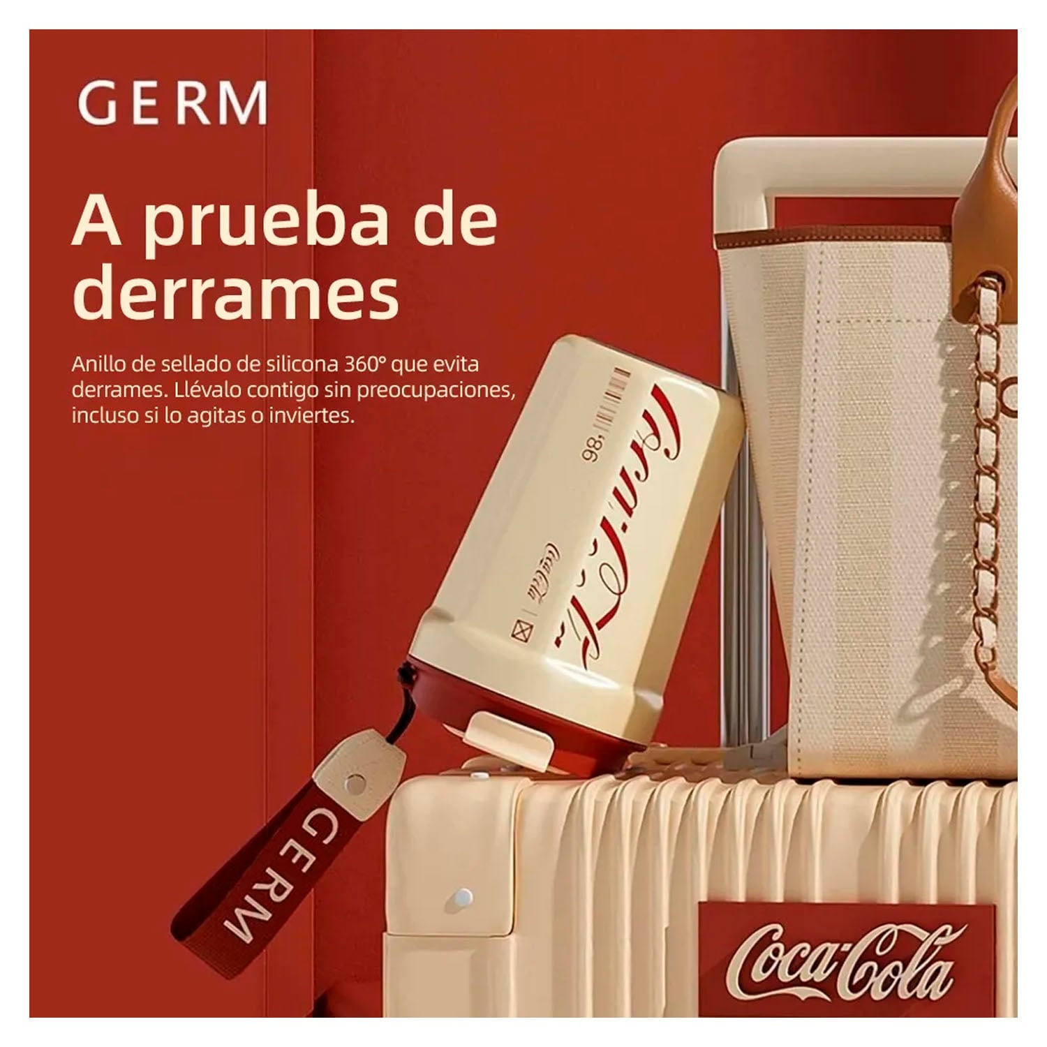 COMBO VASO COCA-COLA ROSA 390ML + AUDÍFONO LENOVO HT38 BLANCO - 3