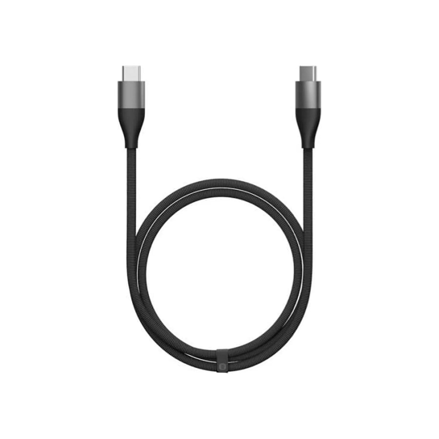 CABLE DE CARGA XIAOMI 6A NEGRO TYPE-C TO C - 1