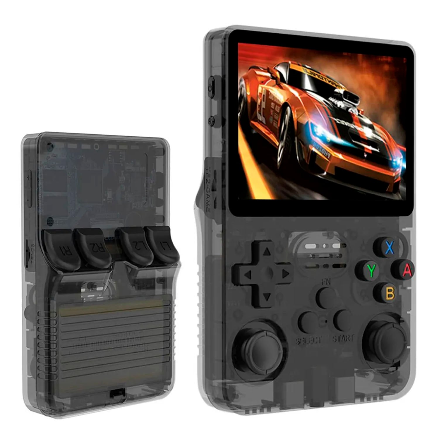 MINI CONSOLA RETRO R36S + ESTUCHE NEGRO - 1