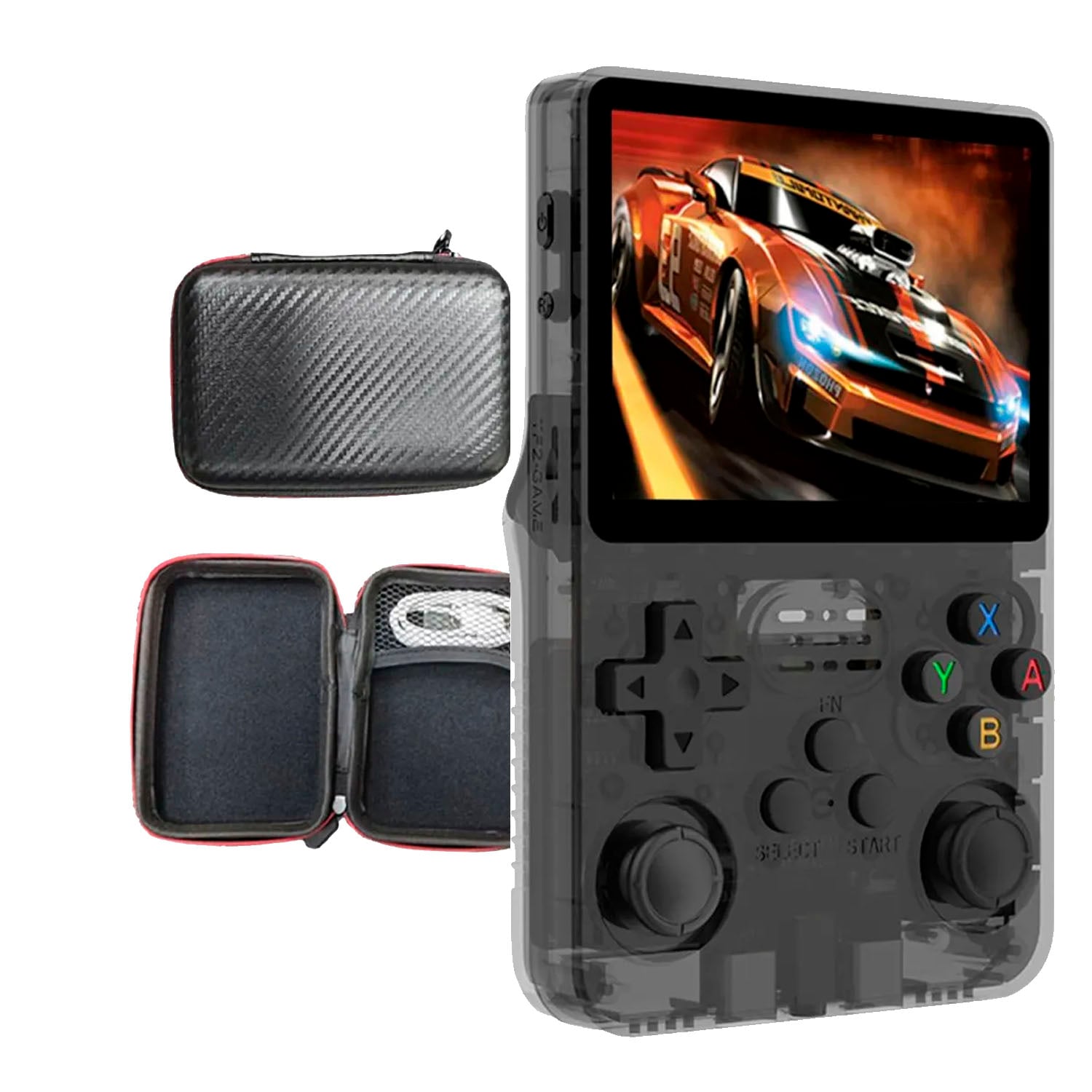 MINI CONSOLA RETRO R36S + ESTUCHE NEGRO - 2