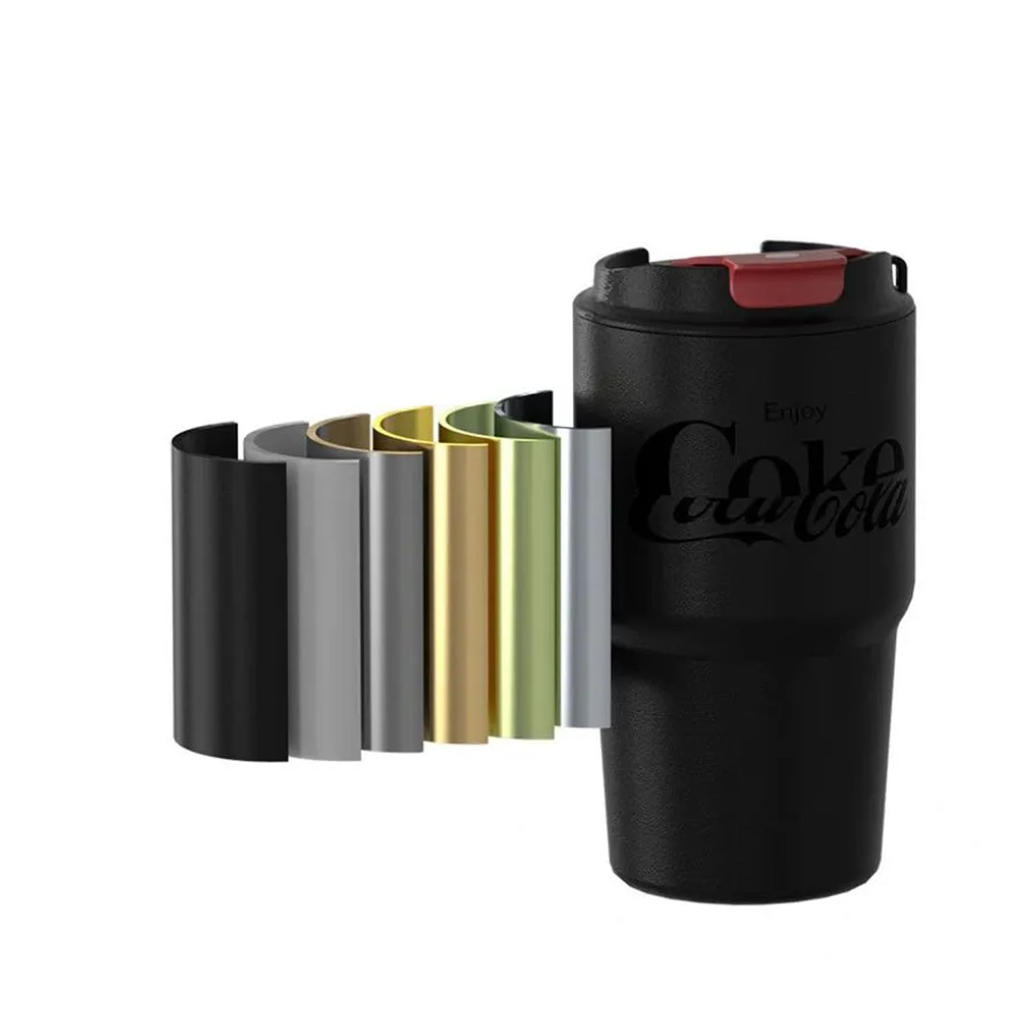 VASO TÉRMICO GERM COCA‑COLA NEGRO NOCHE 590ML - 2