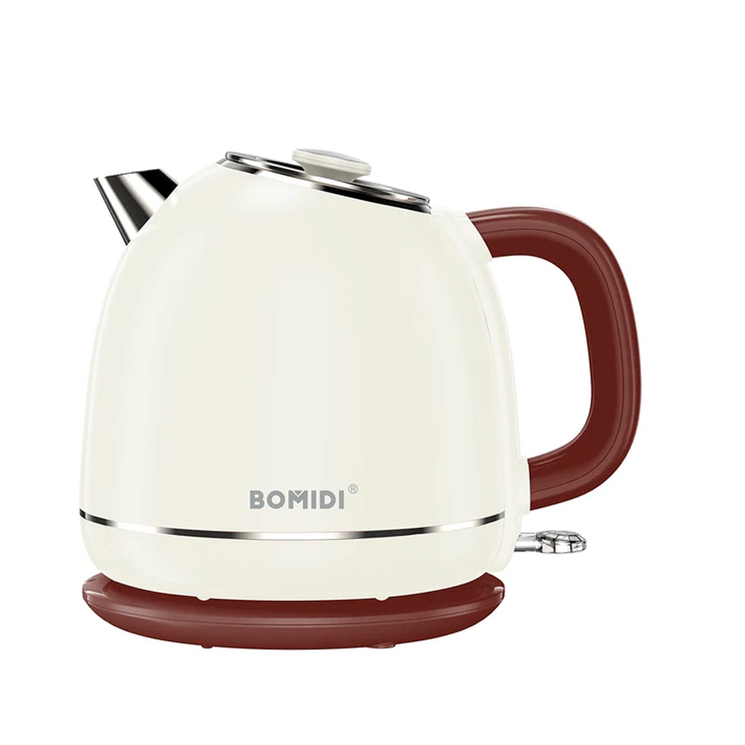 HERVIDOR ELÉCTRICO RETRO BOMIDI YD-1831 BEIGE 1,7L - 1