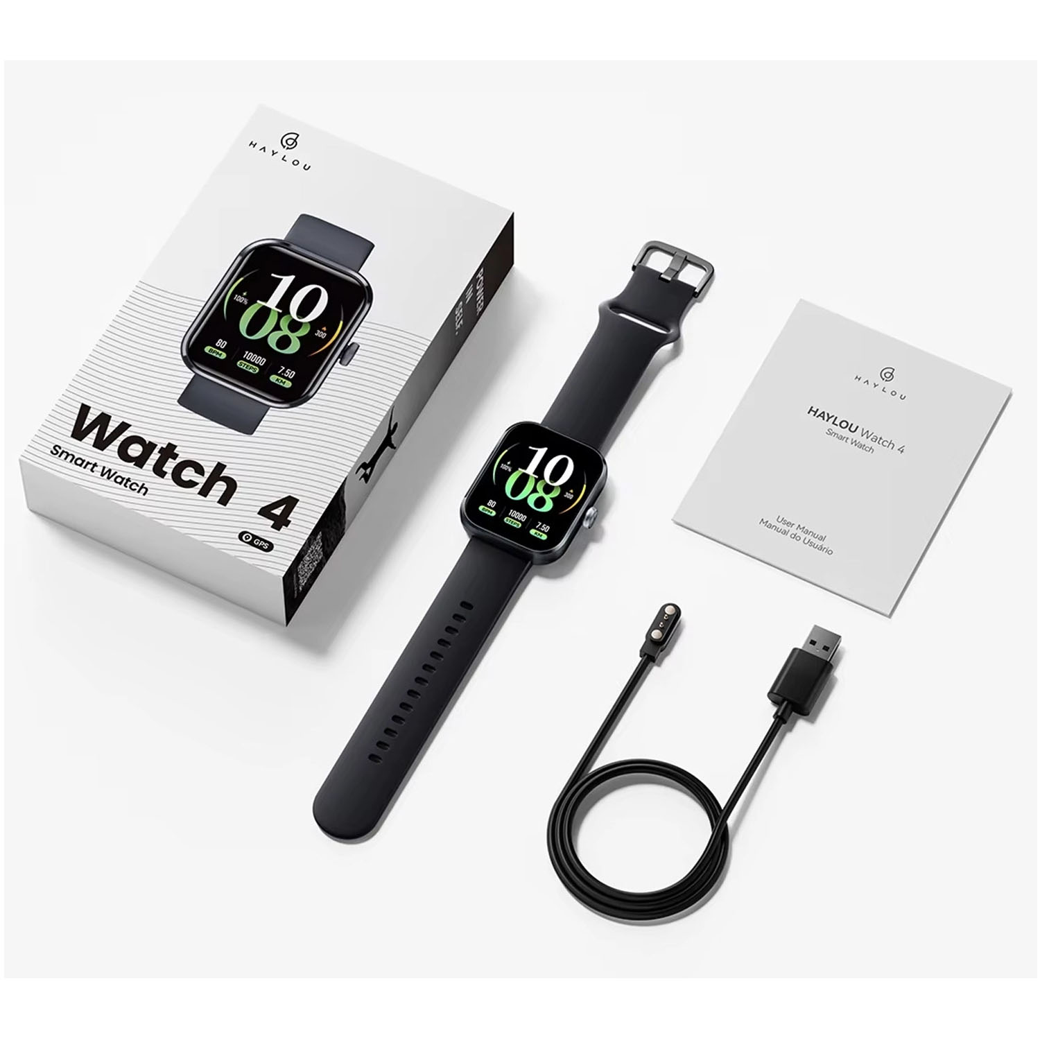SMARTWATCH HAYLOU WATCH 4 BLACK IP68 - 4