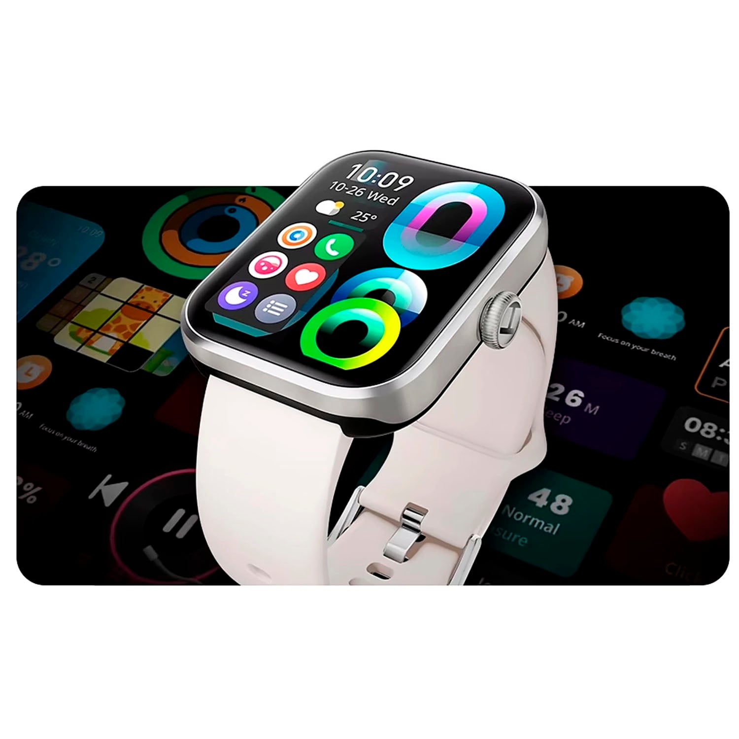 SMARTWATCH HAYLOU WATCH 4 SILVER IP68 - 2