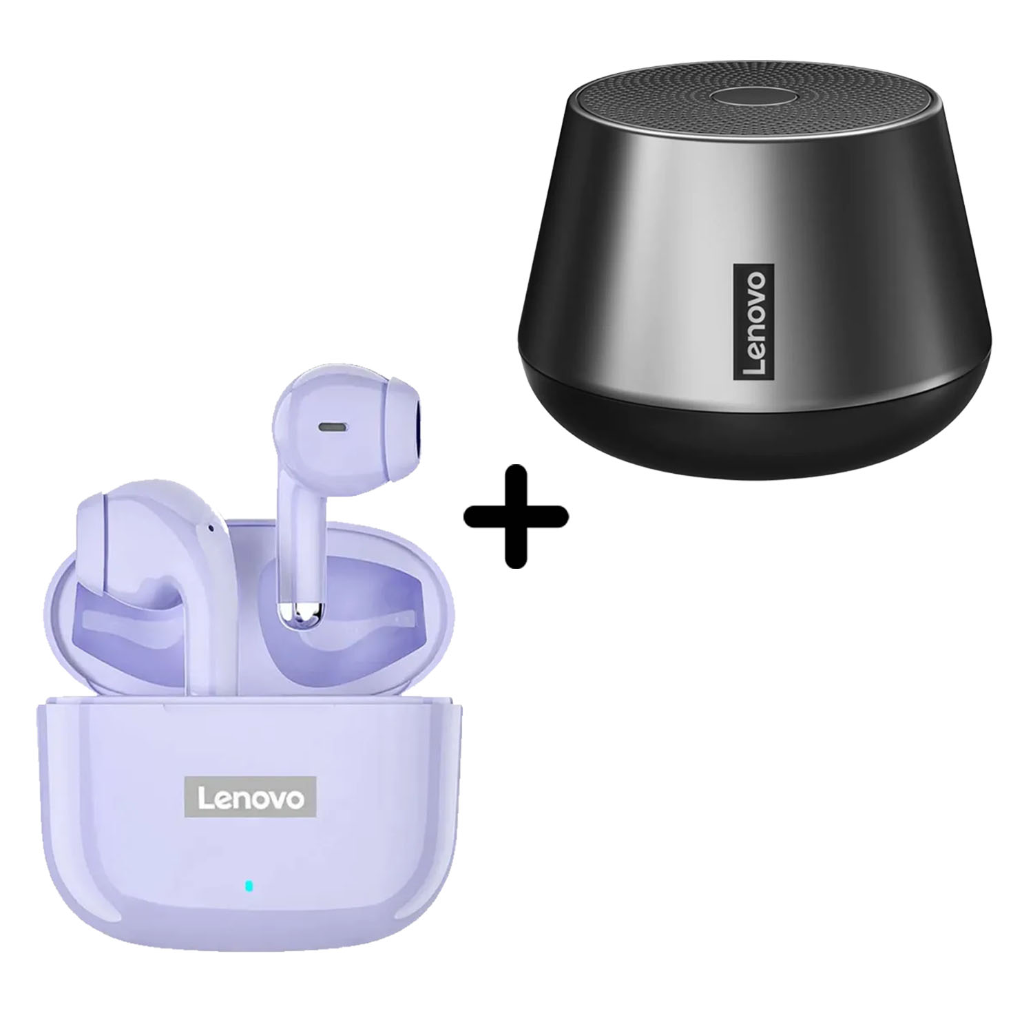 COMBO PARLANTE K3 PRO + AUDÍFONO LP40 PRO PURPURA - 1