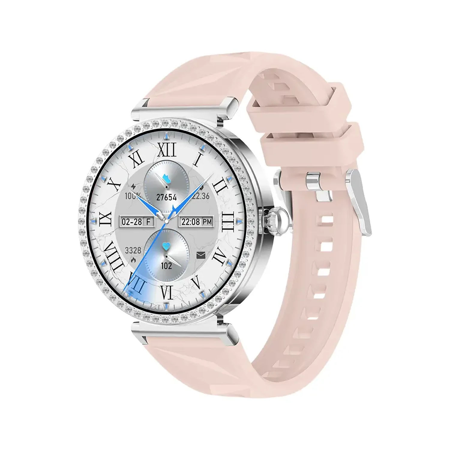 COMBO SMARTWATCH VIDVIE SW1624 ROSADO + AUDÍFONOS LP40 PRO ROSADO - 3