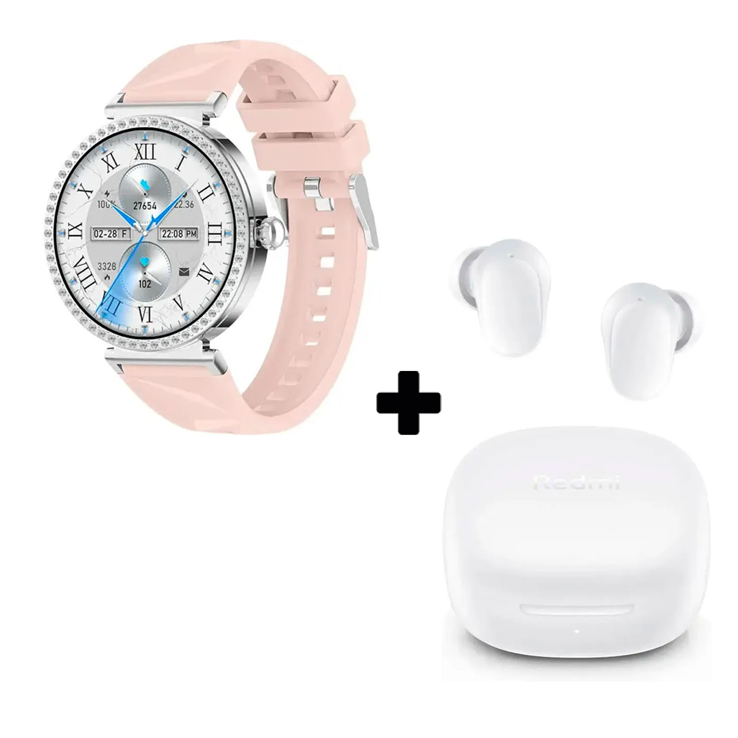 COMBO SMARTWATCH VIDVIE SW1624 + REDMI BUDS 6 PLAY BLANCO - 2