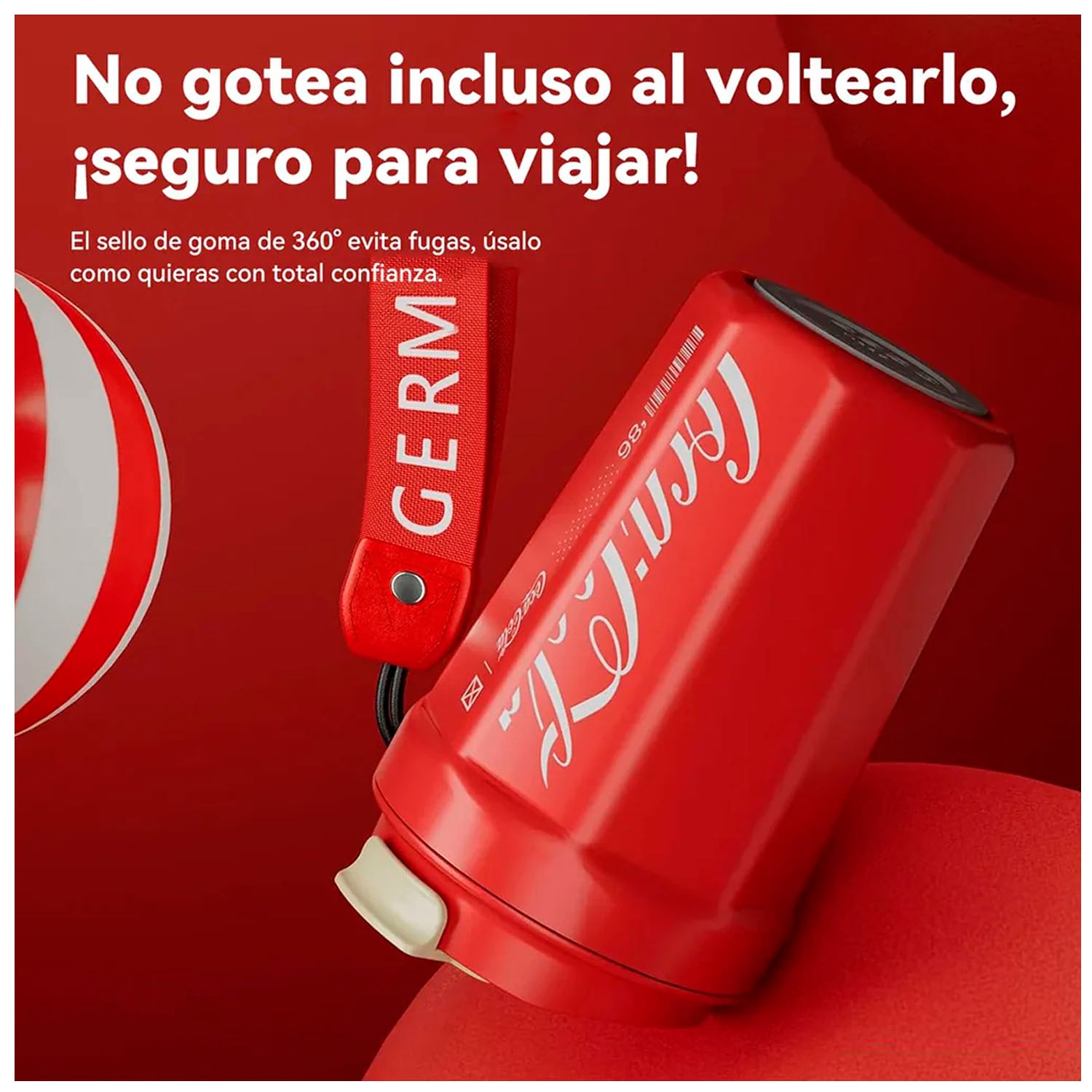 COMBO VASO COCA-COLA ROJO 390ML + AUDÍFONO REMAX W30N BLANCO - 5