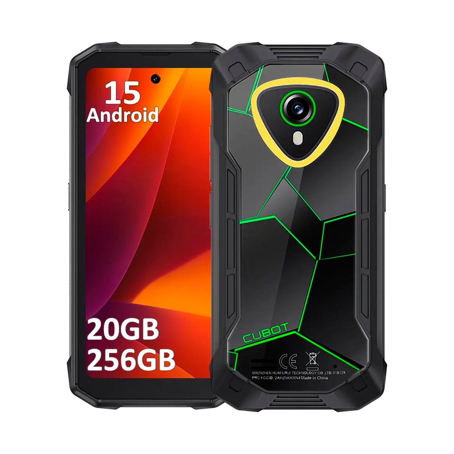 CELULAR SMARTPHONE CUBOT KINGKONG MINI 4 VERDE 6GB RAM 128GB 4.5' - 1