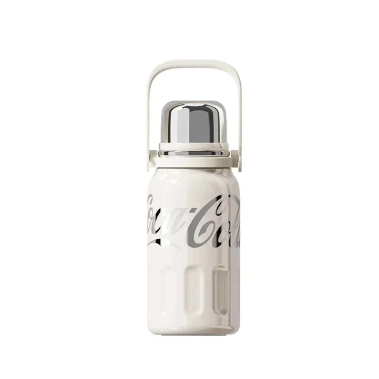 TERMO DEPORTIVO COCA‑COLA BLANCO ESTELAR 800ML CON TAPA TAZA - 1