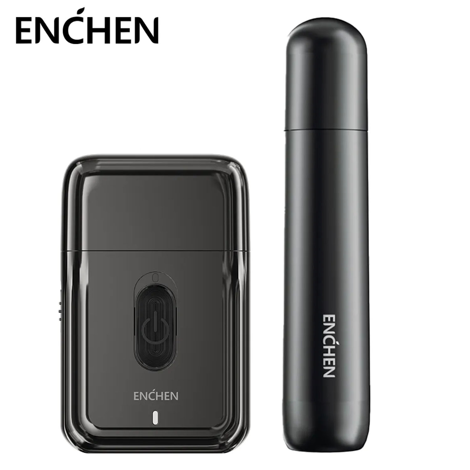 COMBO ENCHEN AFEITADORA MS003 + RECORTADOR NASAL EN005 NEGRO - 1