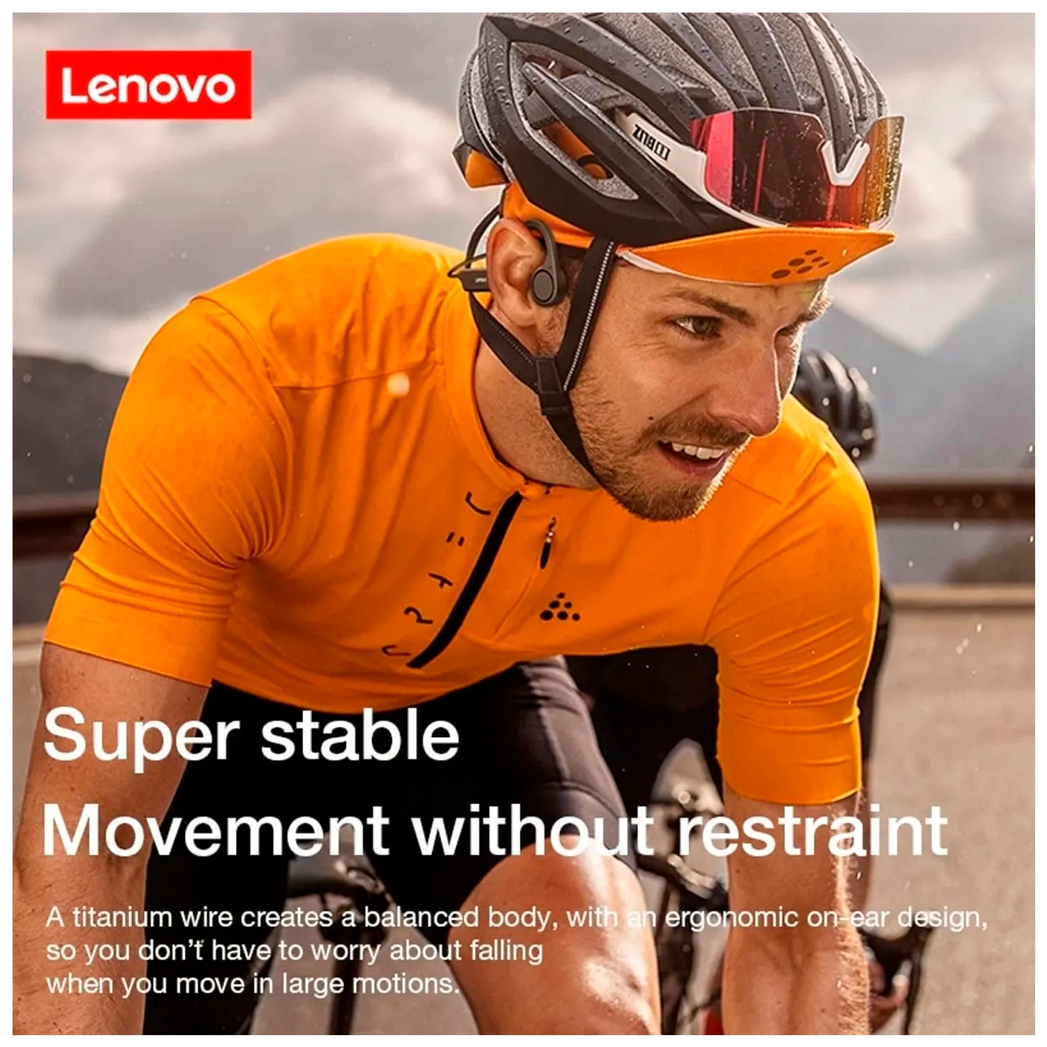 AUDÍFONOS LENOVO X4 NEGRO BLUETOOTH 5.0 CONDUCCIÓN ÓSEA DEPORTIVOS - 4