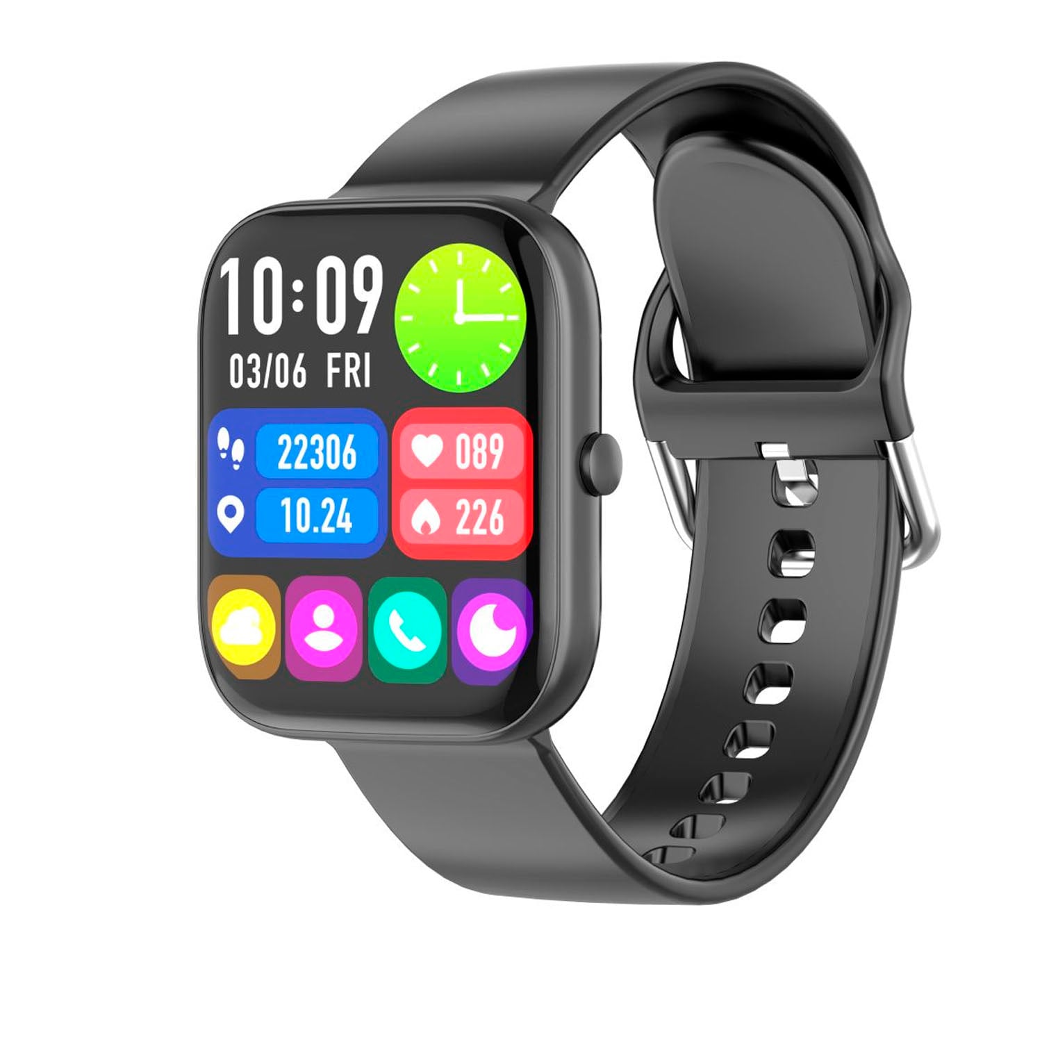 SMARTWATCH VIDVIE SW1618 NEGRO BLUETOOTH CON LLAMADAS - 1