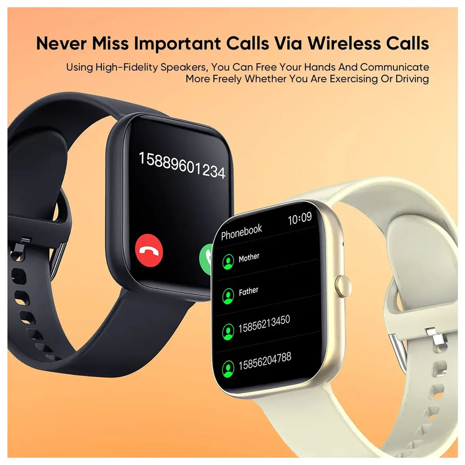 SMARTWATCH VIDVIE SW1618 NEGRO BLUETOOTH CON LLAMADAS - 3