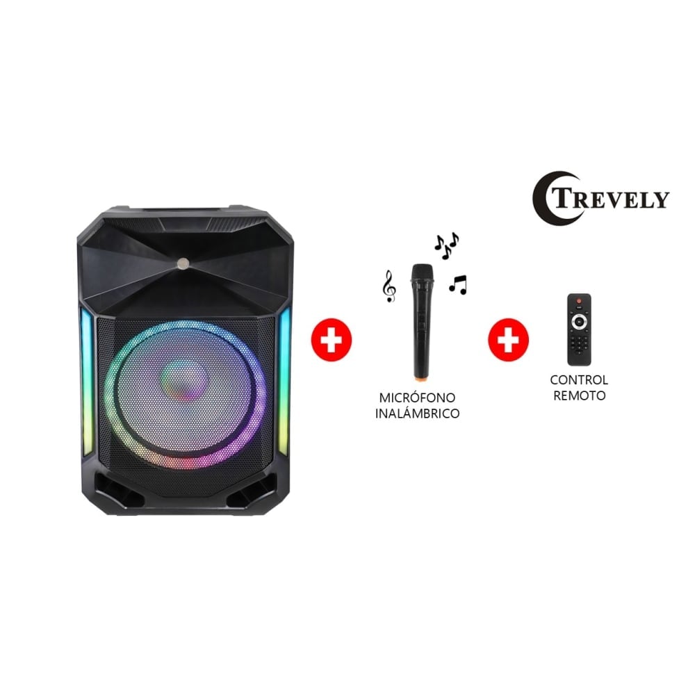 PARLANTE AMPLIFICADO DE 15' TREVELY  TA-1580  - 1000W - CORRIENTE - 1