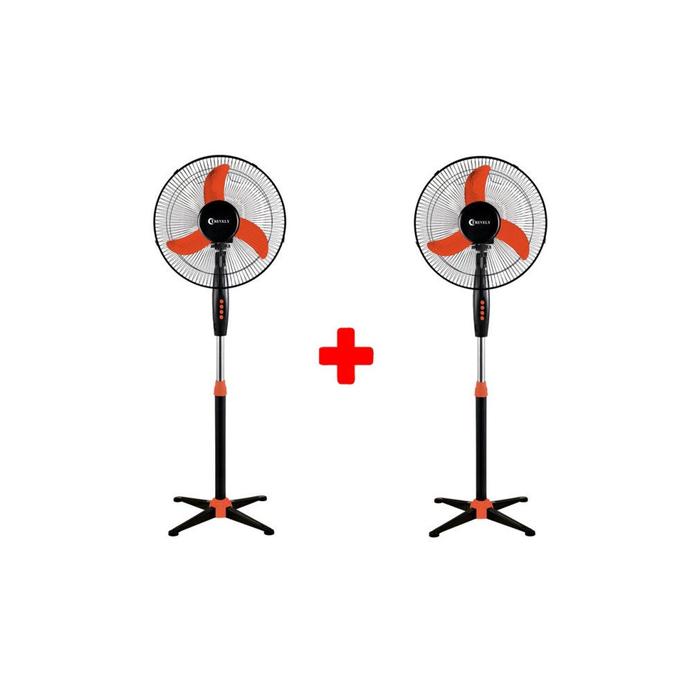 PACK X 2 VENTILADOR DE PIE 16 TREVELY VT-1620 -55W - 1