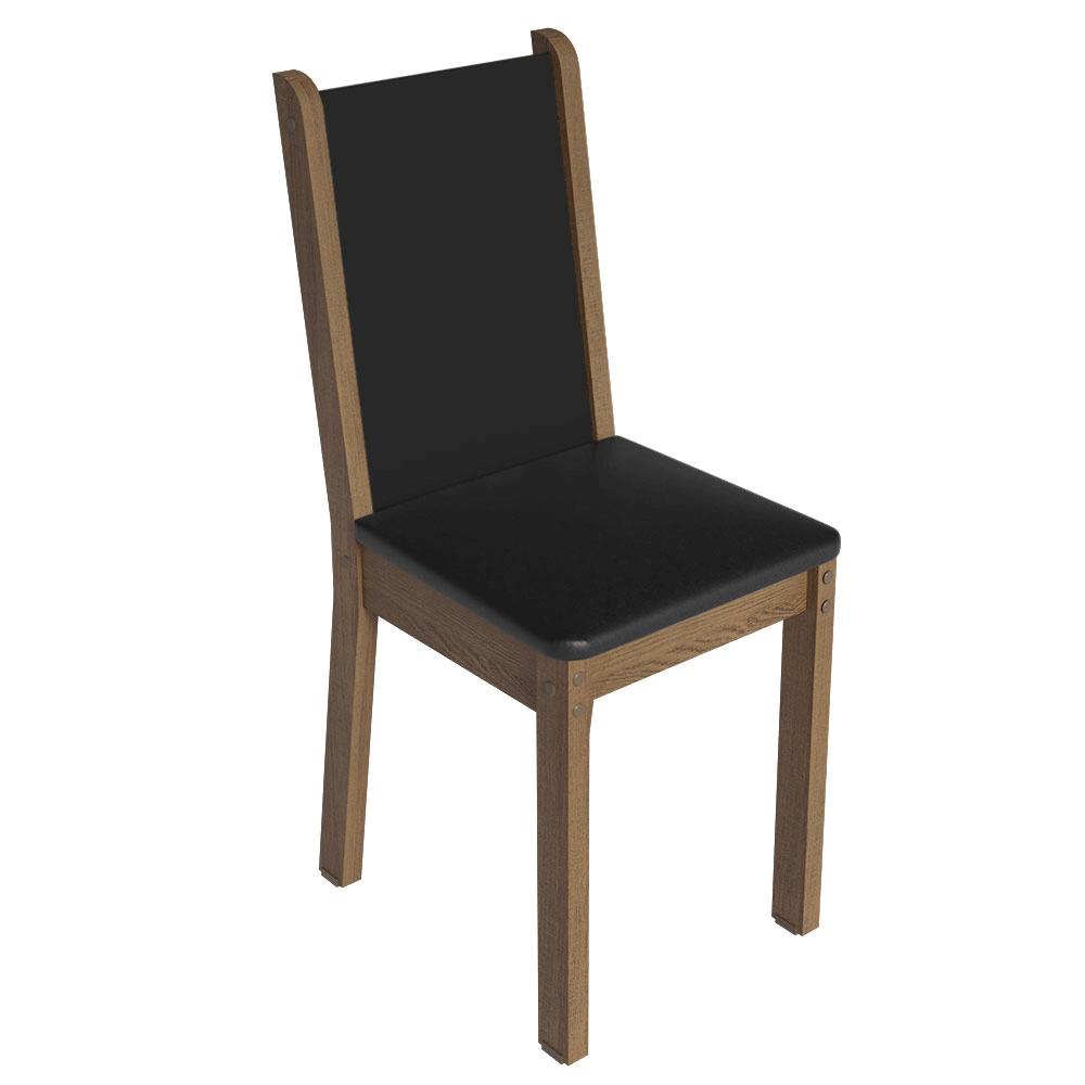 SILLAS COMEDOR MADESA NEGRO 4291 X4 MARRÓN - 7