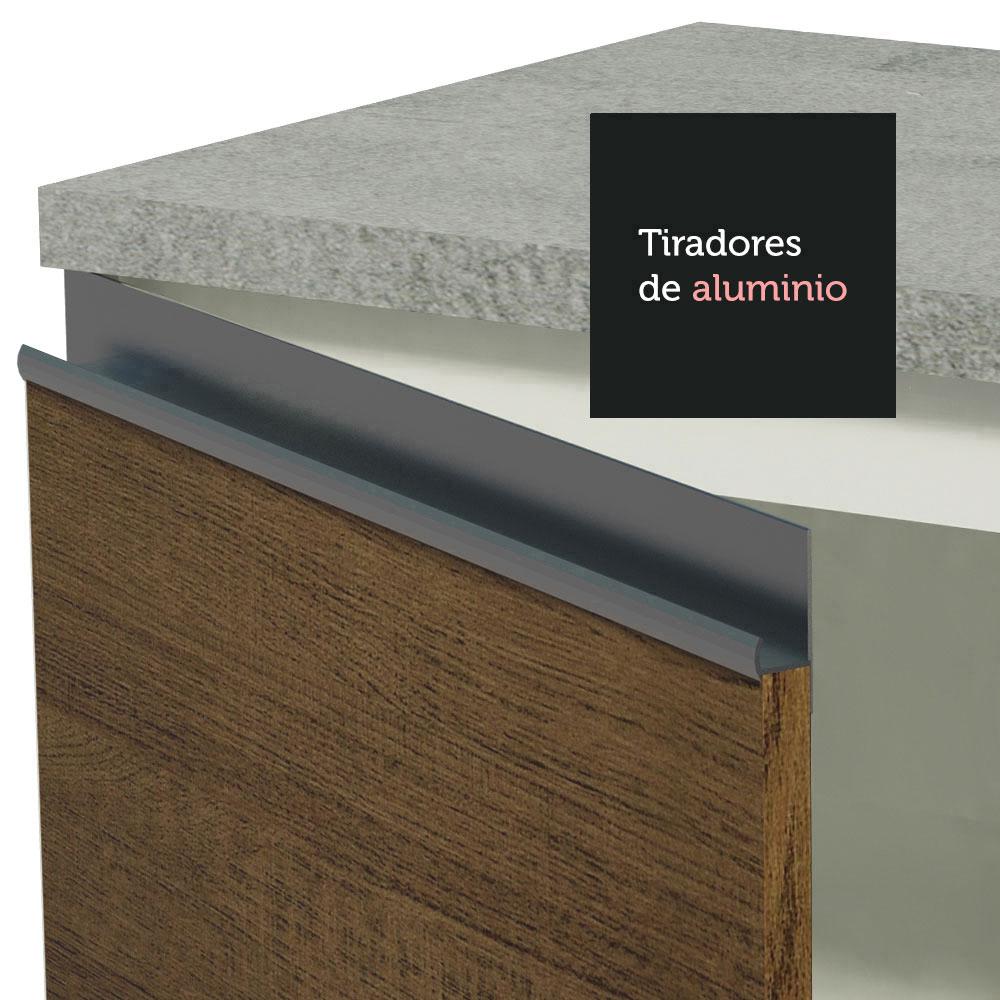 MUEBLE DE COCINA MADESA GLAMY INTEGRAL 310 CM BLANCO/MARRÓN 02 - 9