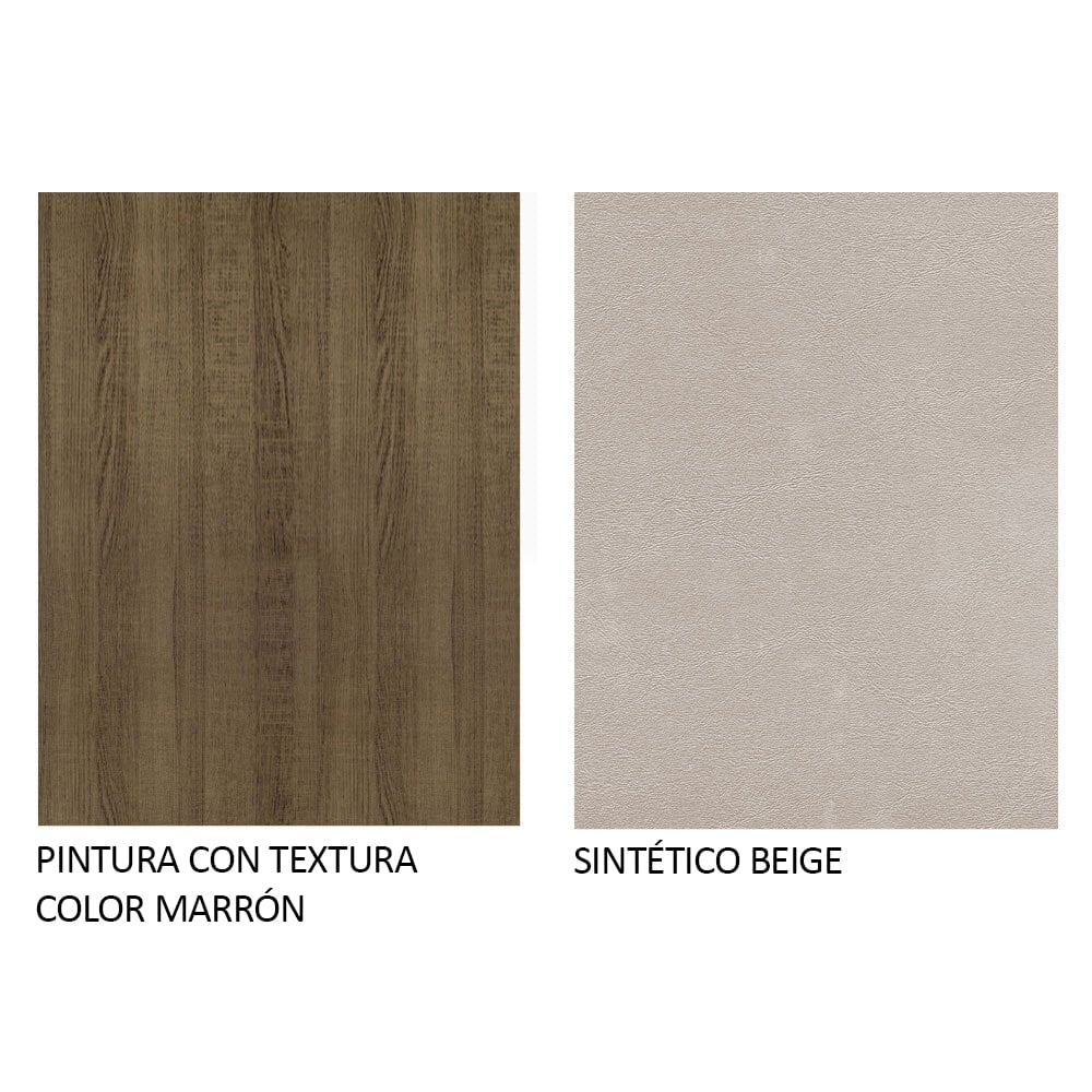 JUEGO COMEDOR MADESA 4 SILLAS BEIGE DÉBORA MARRÓN - 9