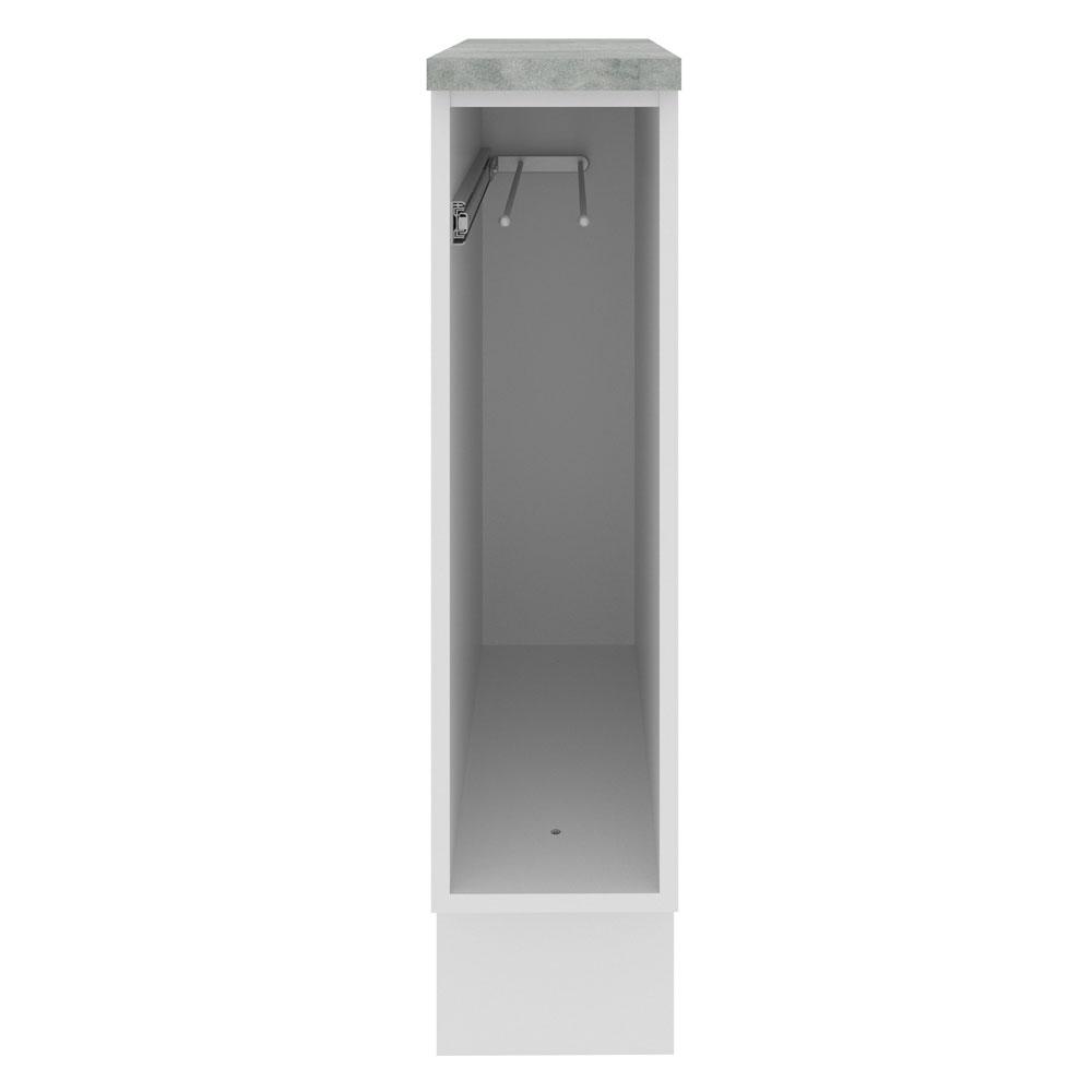 MUEBLE DE COCINA MADESA PORTAPAÑOS 20 CM GLAMY Y AGATA BLANCO - 7