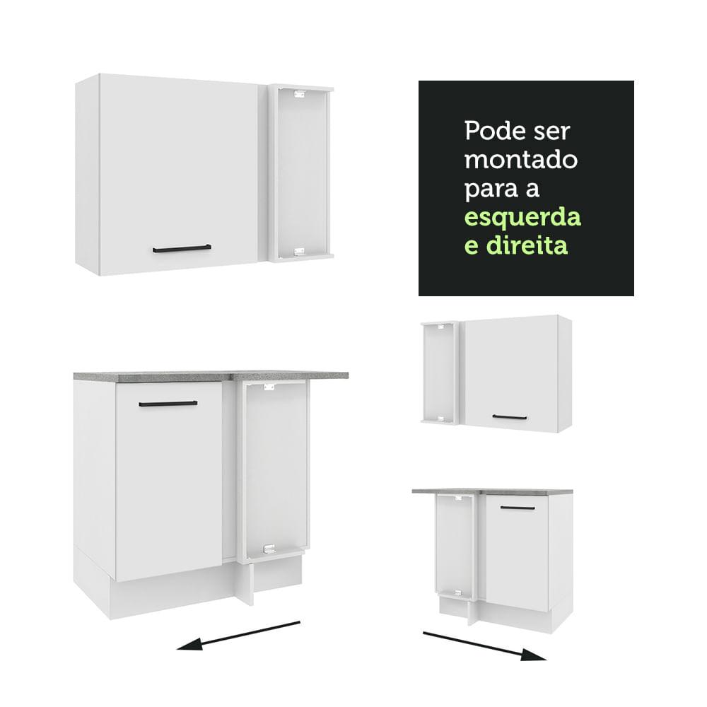 MUEBLE DE COCINA MADESA INTEGRAL ESQUINERO AGATA 389 CM BLANCO 01 - 9