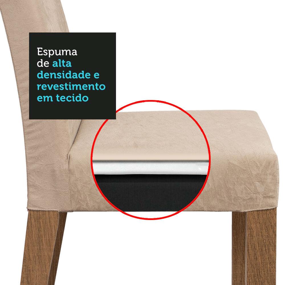 JUEGO COMEDOR MADESA 6 SILLAS CREMA CHERYL - 9