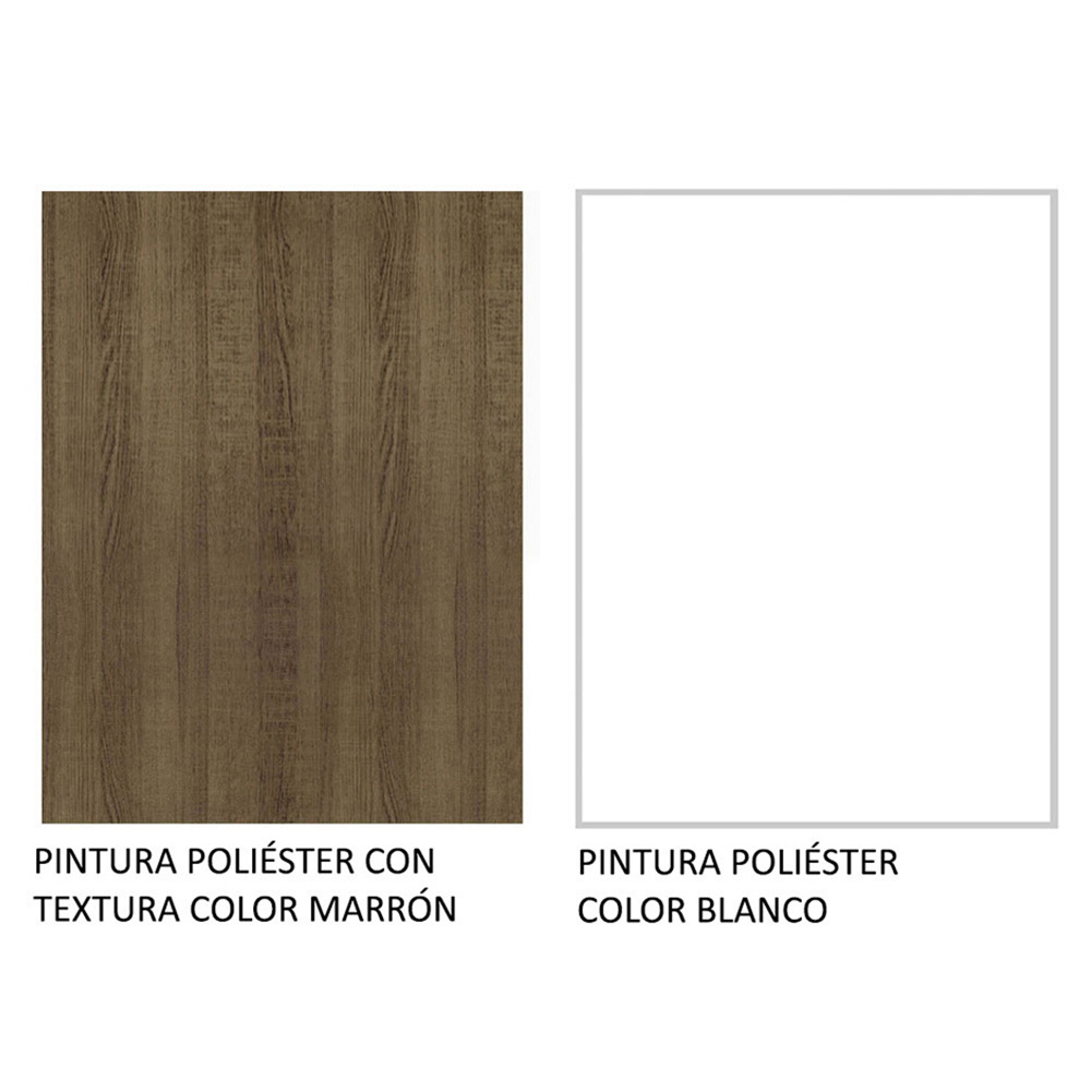 MUEBLE DE COCINA INTEGRAL EMILLY HIT 261 CM MARRÓN/BLANCO - 10