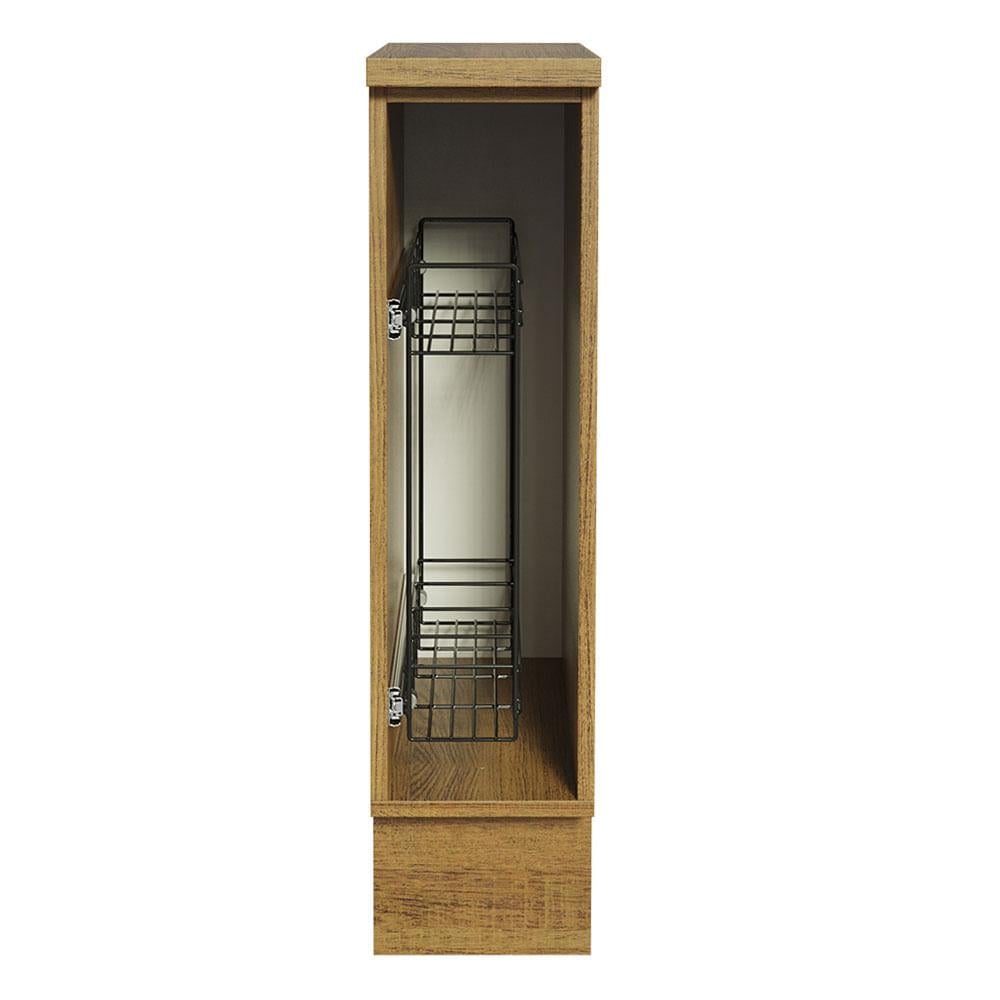MUEBLE DE COCINA MADESA PORTACONDIMENTOS 20 CM GLAMY Y AGATA MARRÓN - 9