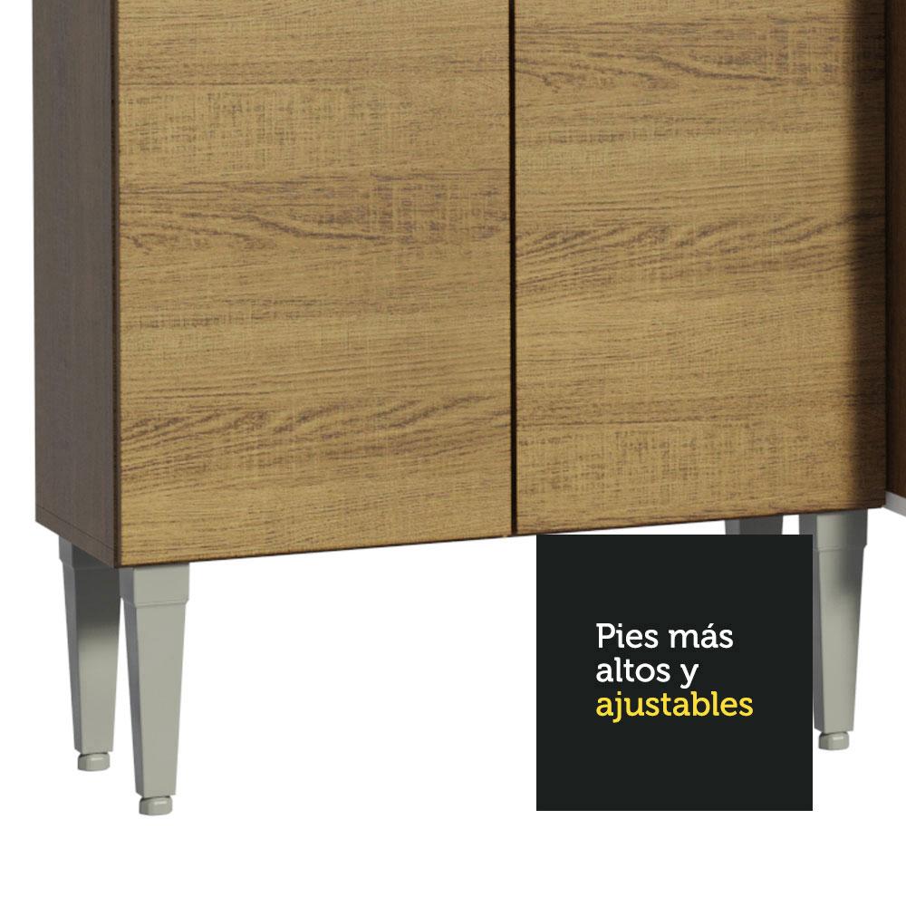 MUEBLE DE COCINA INTEGRAL EMILLY FRONT 169 CM - MARRÓN - 8