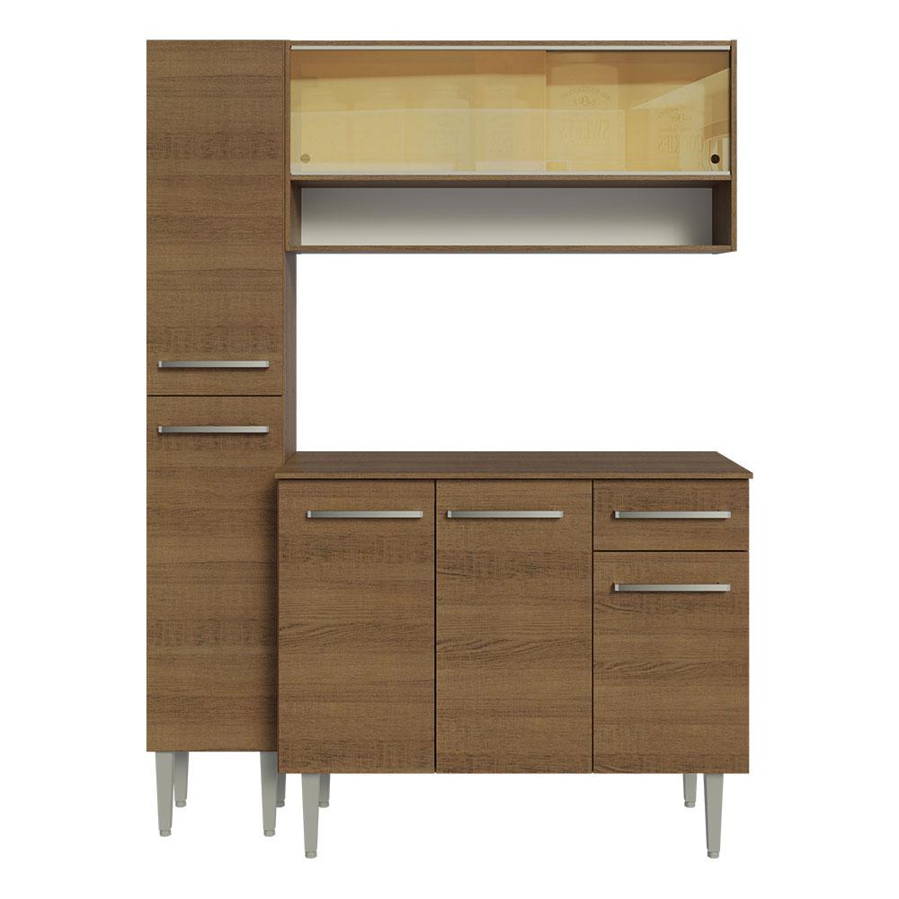 MUEBLE DE COCINA INTEGRAL EMILLY 137 CM MARRÓN 09 - 7